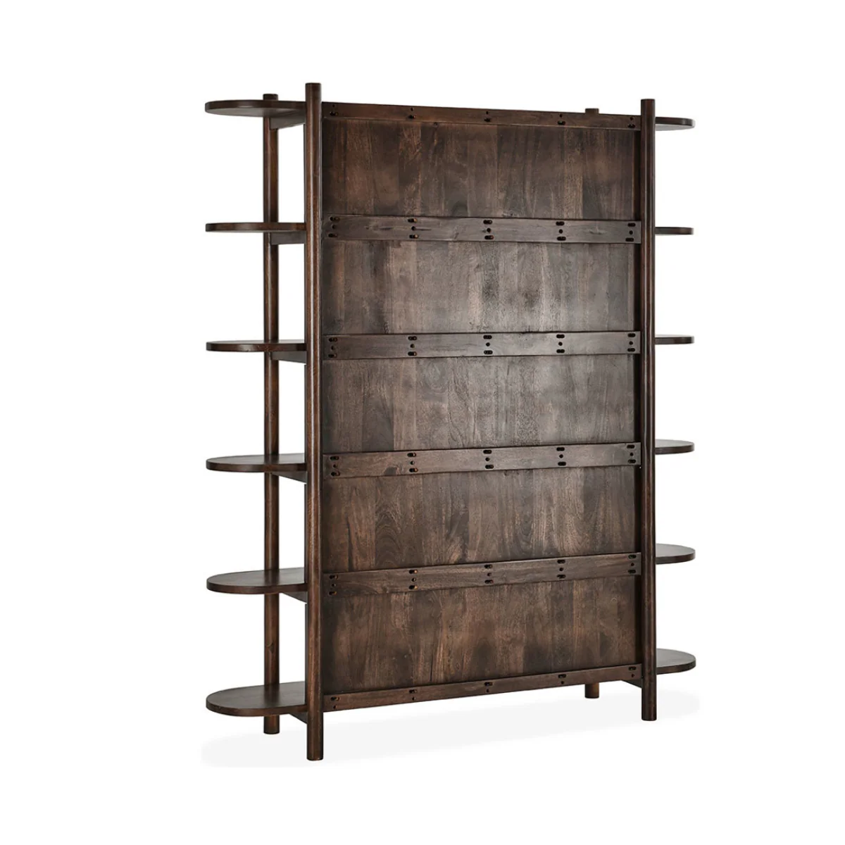 Redford Bookcase - Bark Brown - Image 4