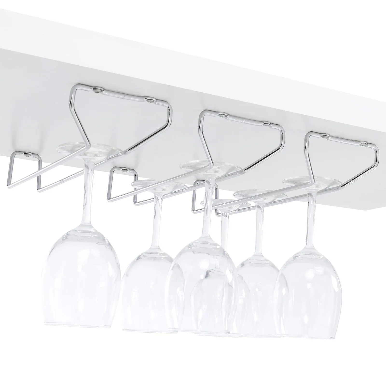 Risley White High Gloss 2-door Circular LED Home Bar with Wine Storage - Image 17