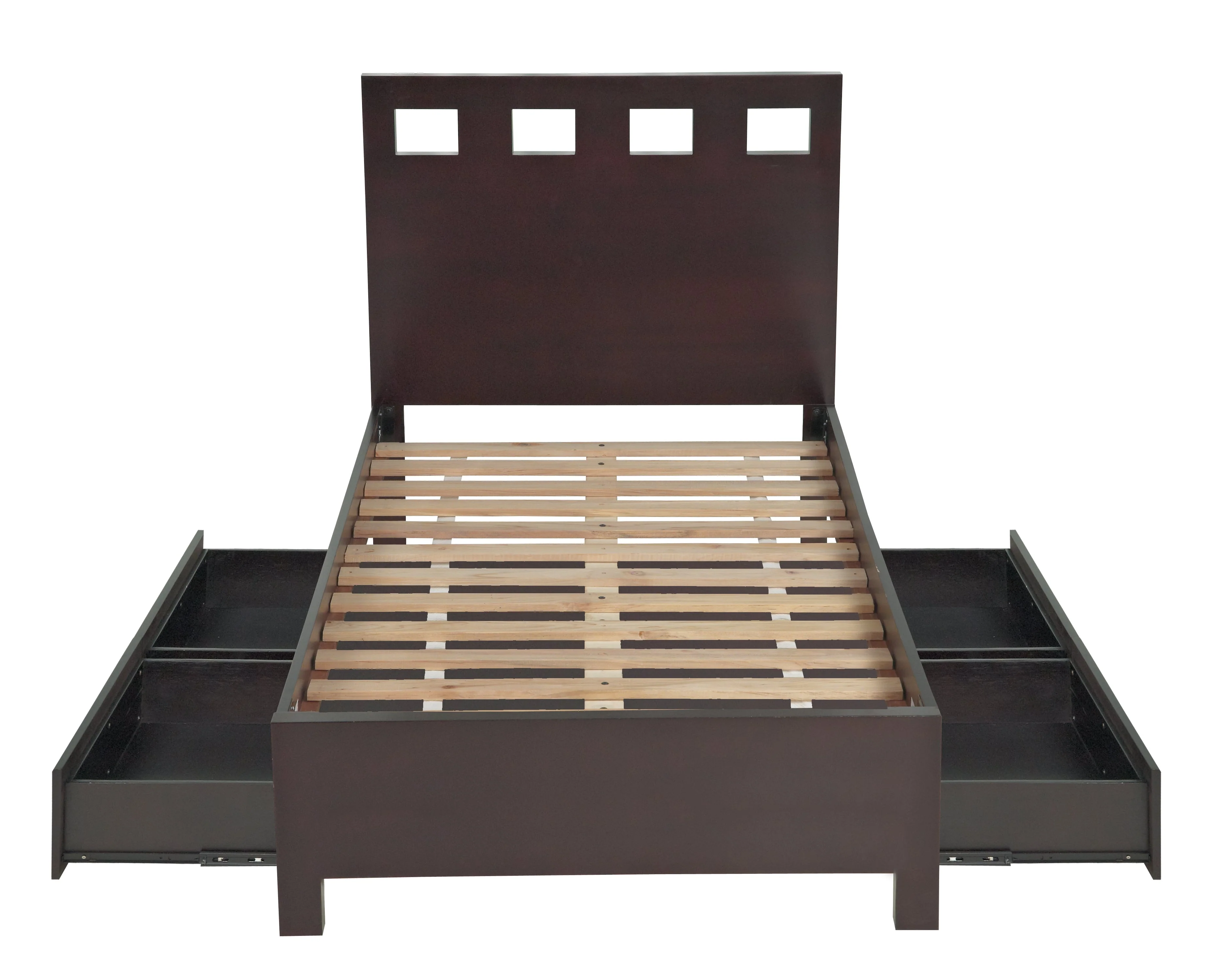 Riva Wood Twin Storage Bed in Espresso - Image 10