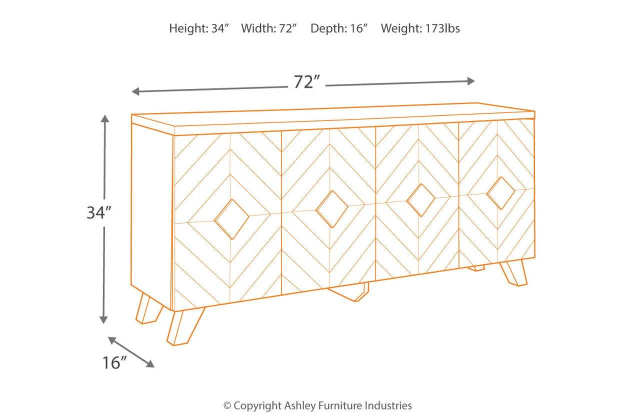 Robin Ridge Two-tone Brown Accent Cabinet - Image 2