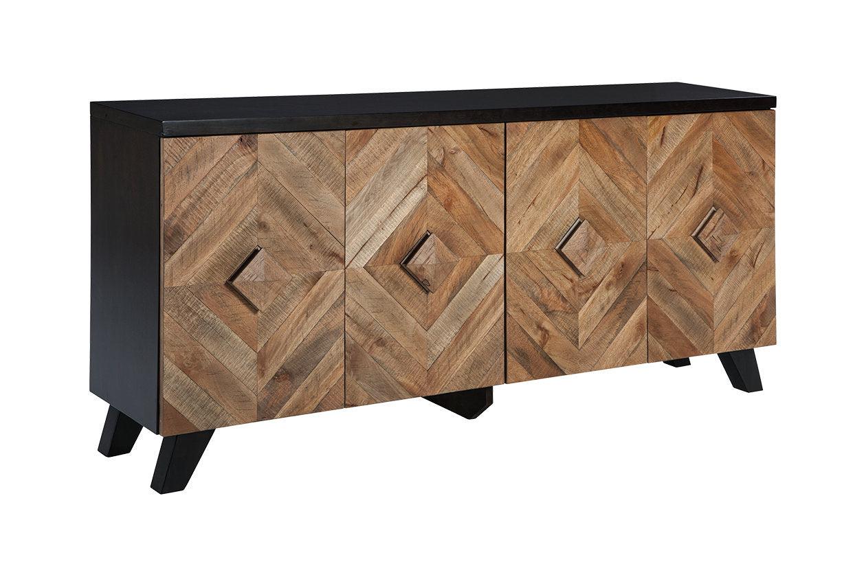 Robin Ridge Two-tone Brown Accent Cabinet - Image 3