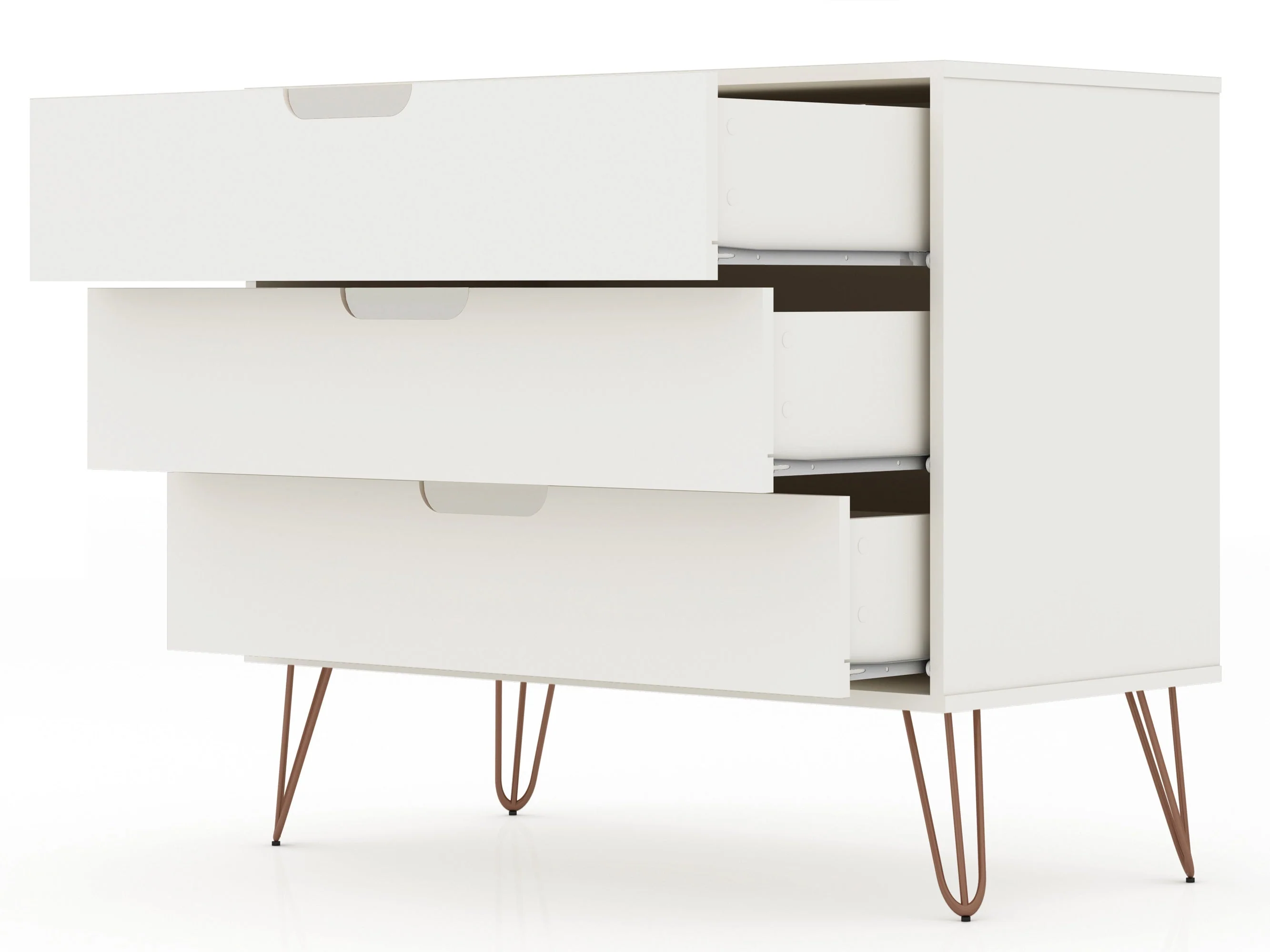 Rockefeller Dresser in White - Image 4