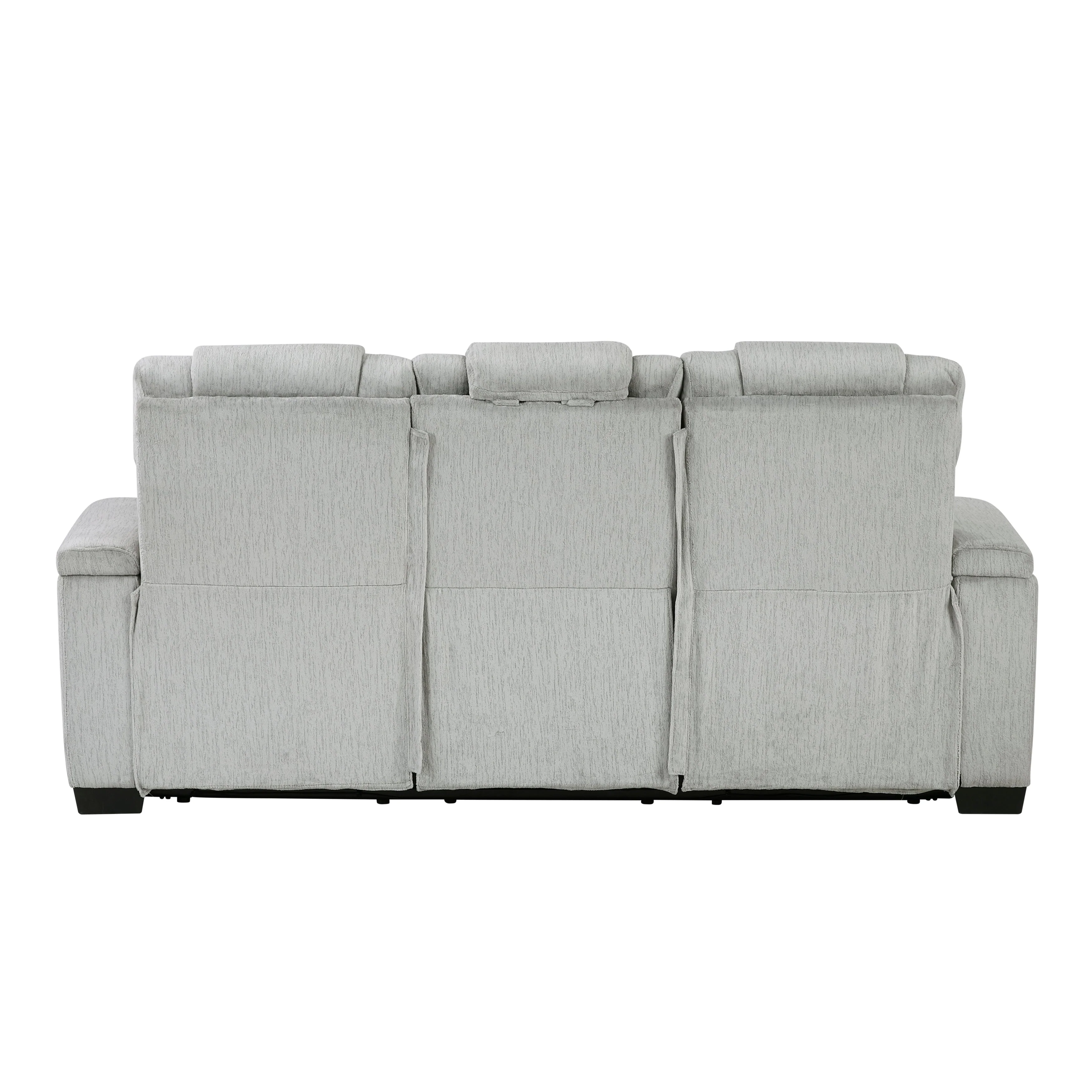 Ronan Light Gray Double Reclining Sofa - Image 17