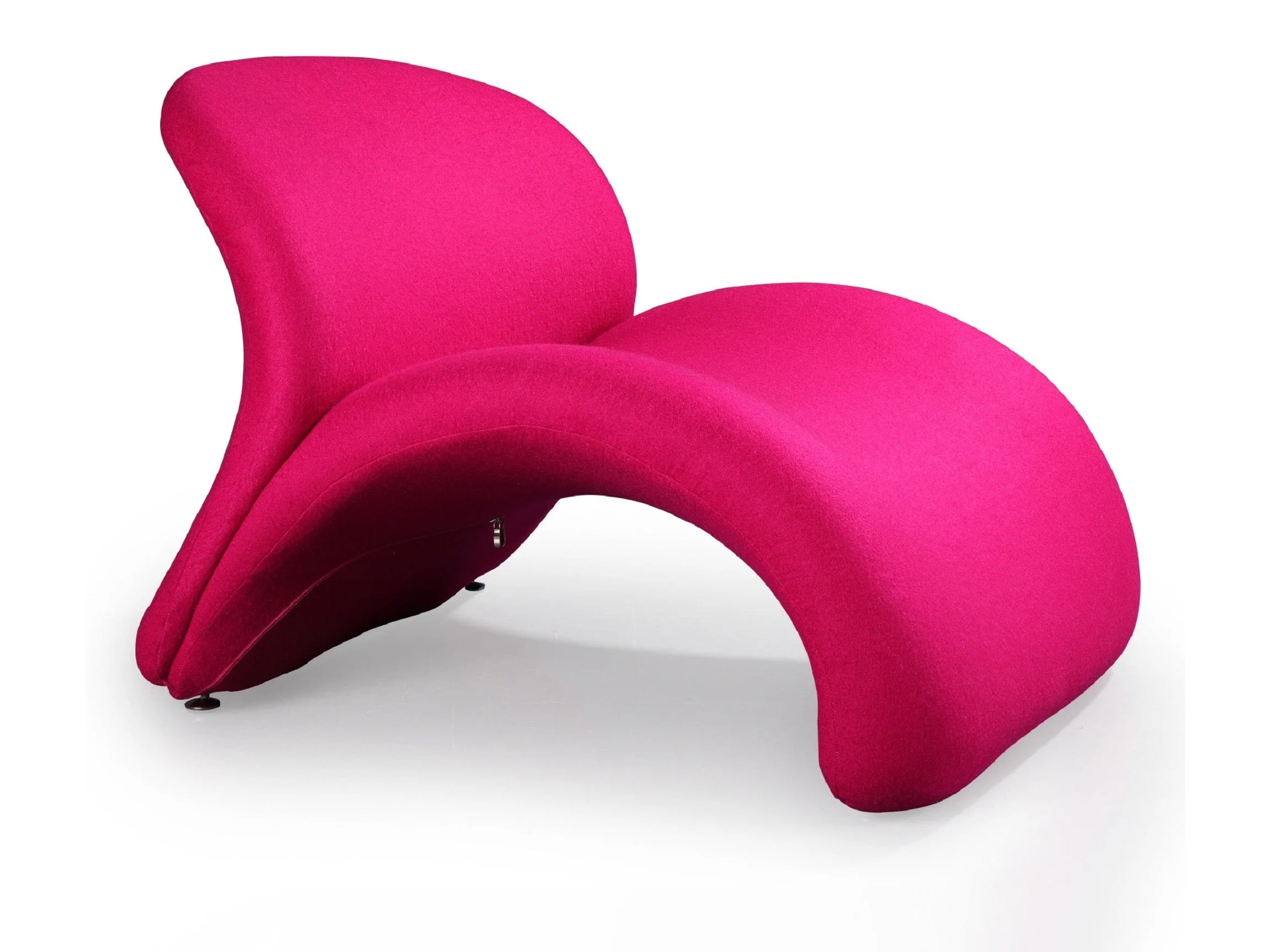 Rosebud Accent Chair in Fuchsia