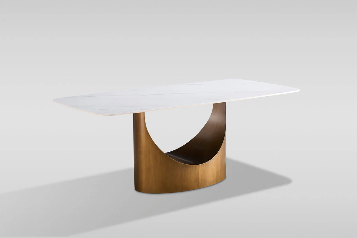 Roxy (White/Bronze) Dining Room Set - Image 8