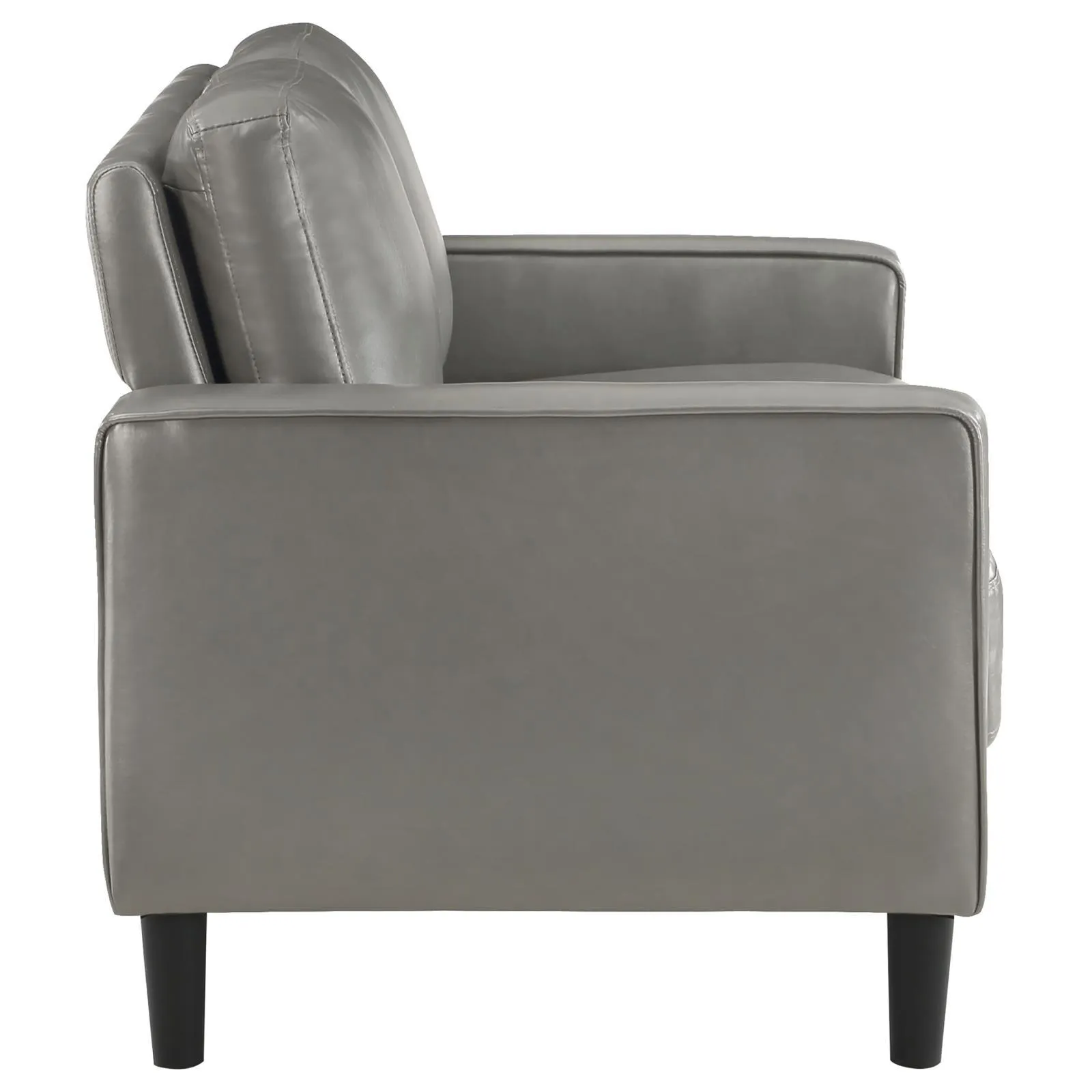 Ruth 2-piece Upholstered Track Arm Sofa Set Grey - Image 10