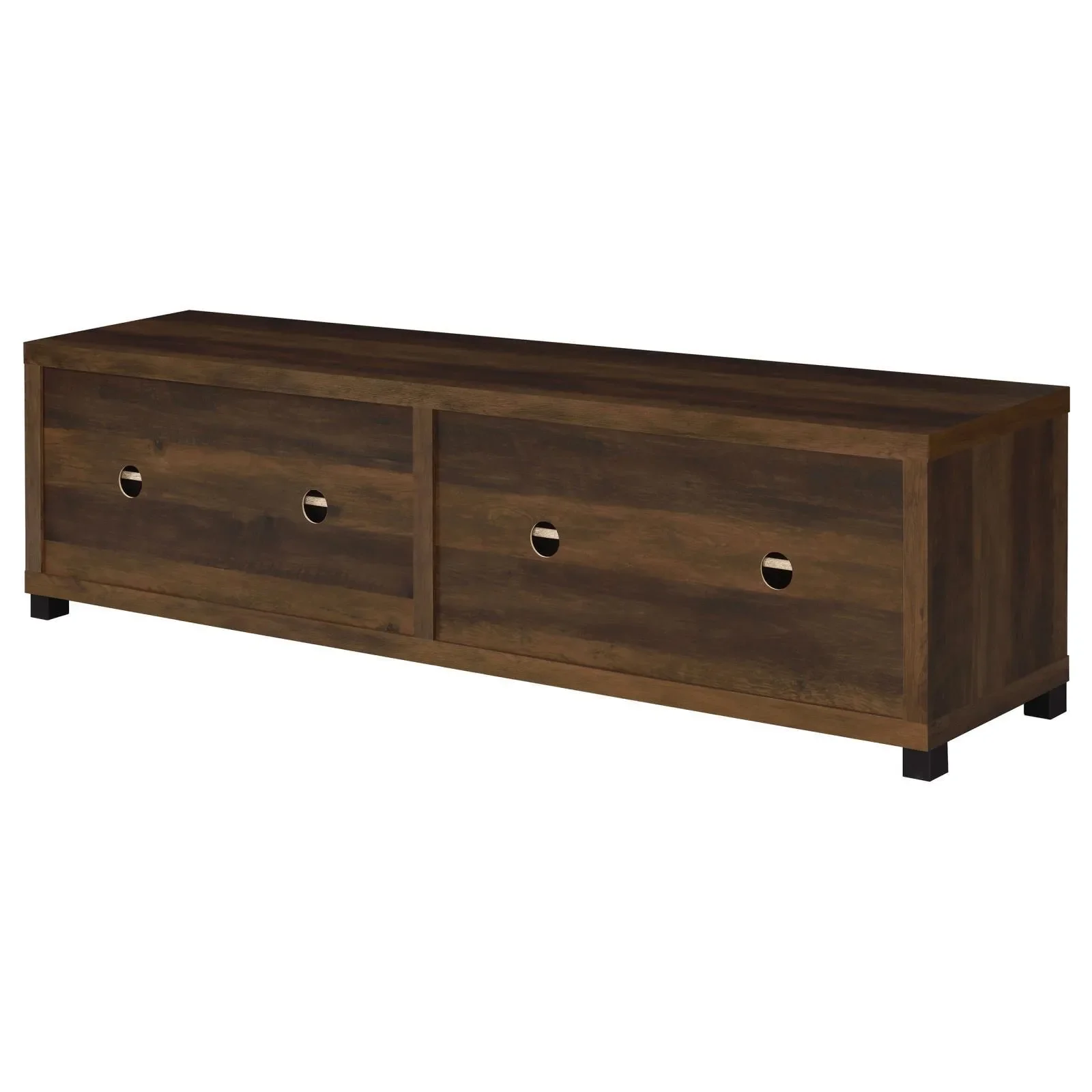 Sachin Rectangular TV Console with Glass Doors - Image 8