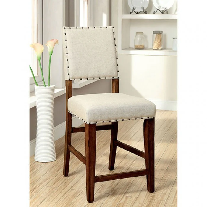 Sania Rustic/Rustic Oak 5-Piece Counter Height Table Set - Image 2