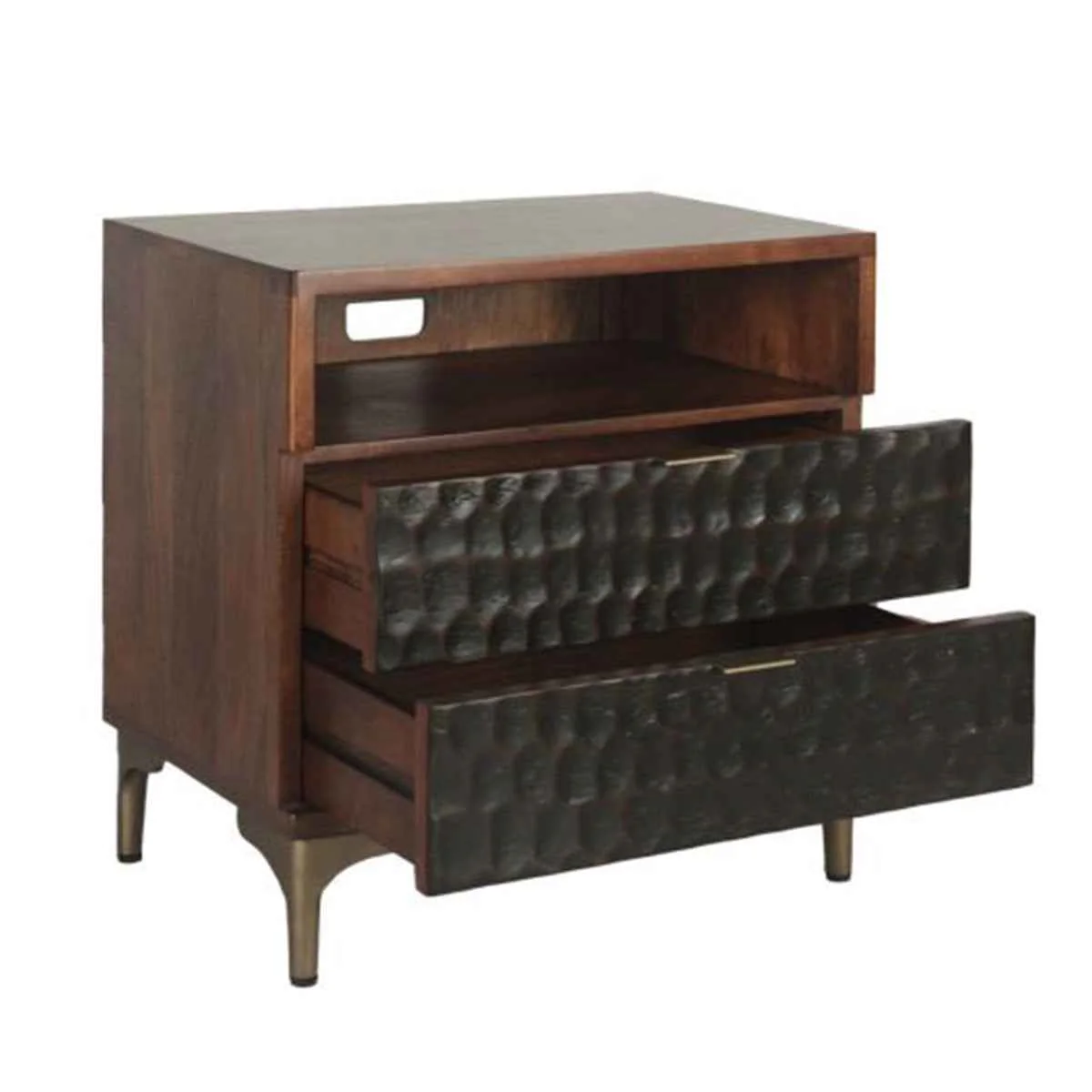 Santa Cruz 26" Nightstand in Two Tone - Image 2