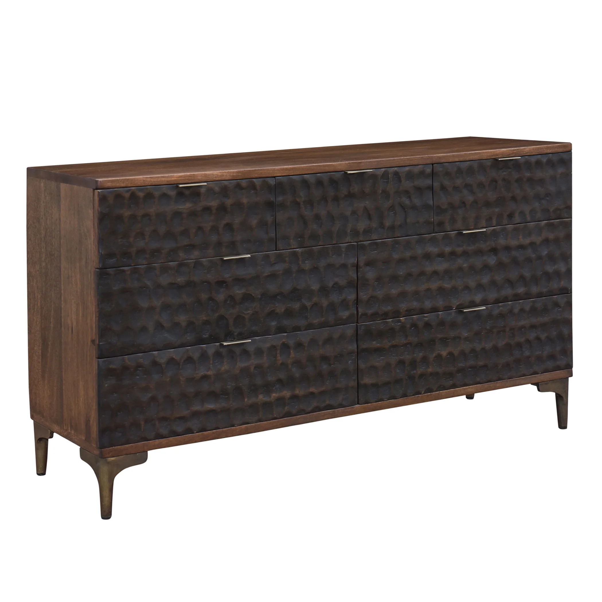 Santa Cruz 60" Dresser in Two Tone - Image 7