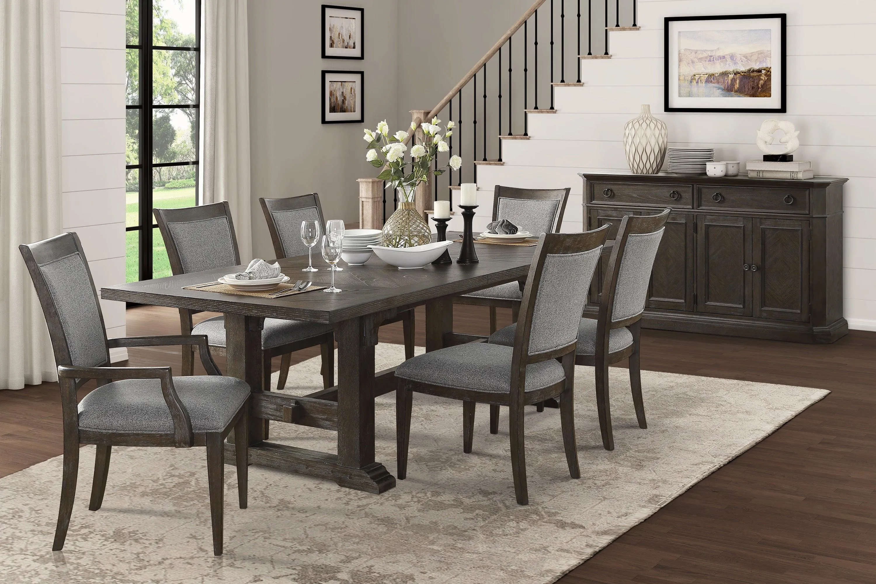 Sarasota Driftwood Brown Side Chair, Set of 2 - Image 2