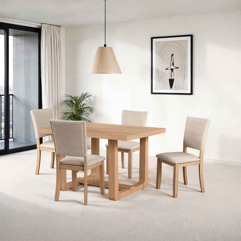 Sauro Natural Dining Table Only - Image 2