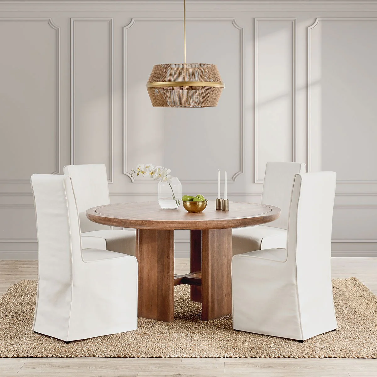Selena Dining Table - Hickory Brown - Image 7