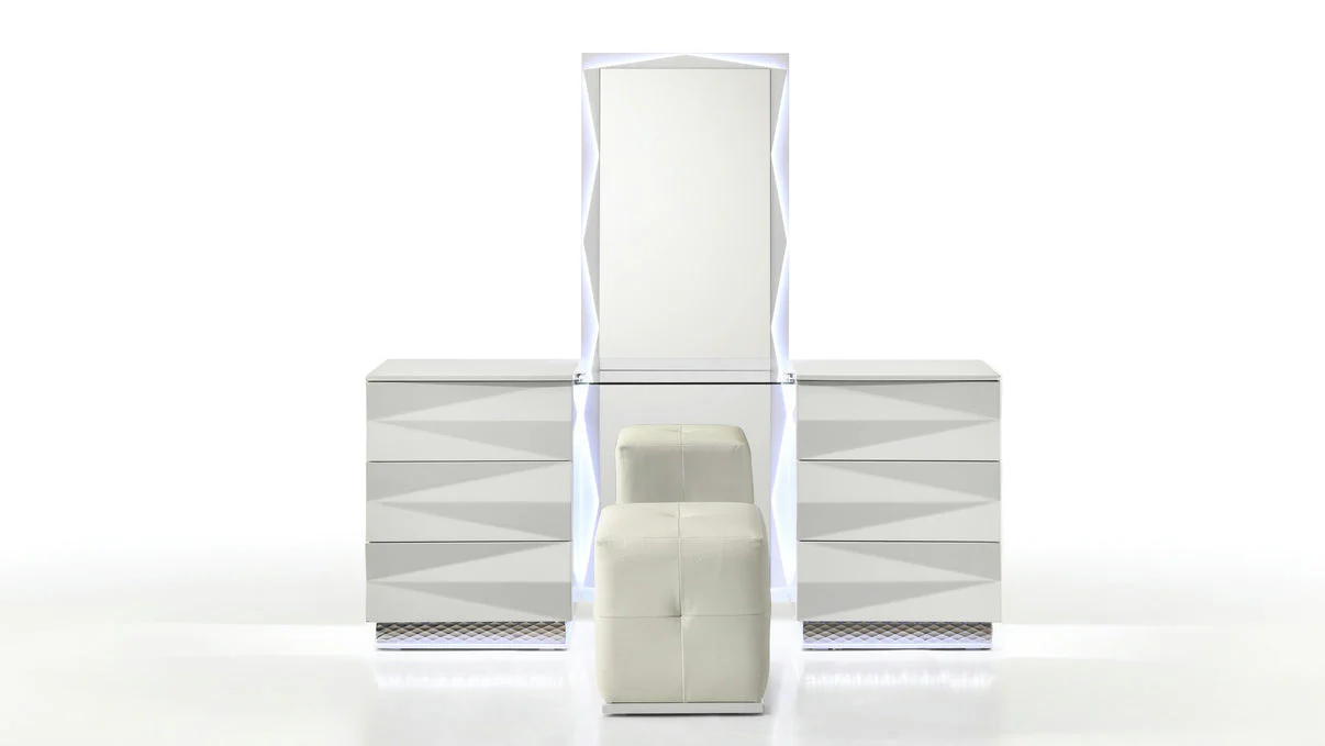 Serene White Vanity set - Image 2
