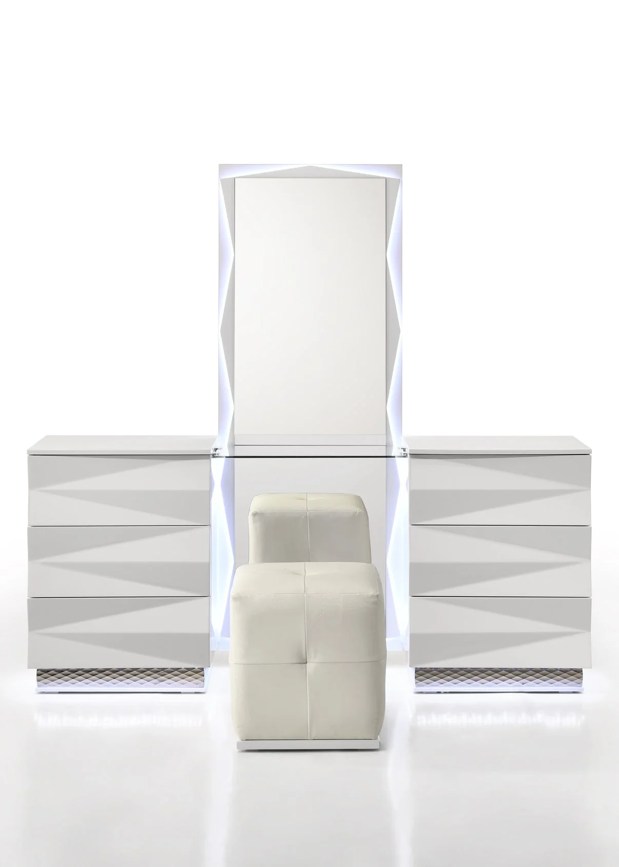 Serene White Vanity set - Image 4