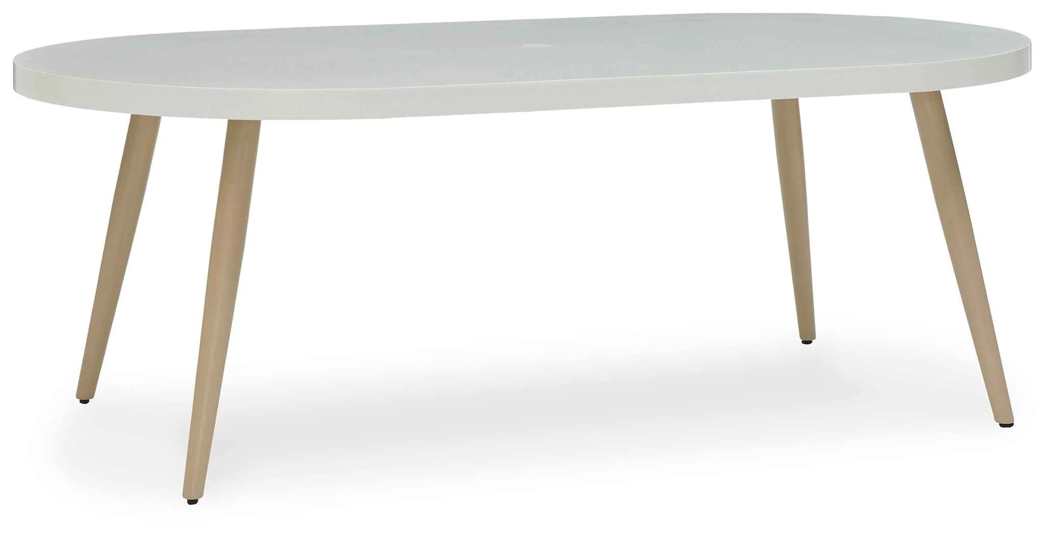 Seton Creek White Outdoor Dining Table - Image 2