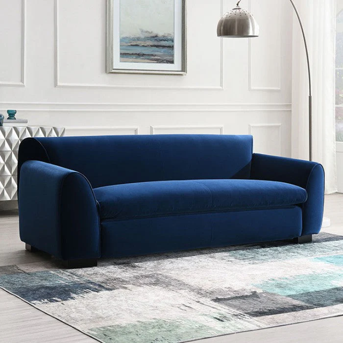 Severo Royal Blue Upholstery Living Room Set - Image 2