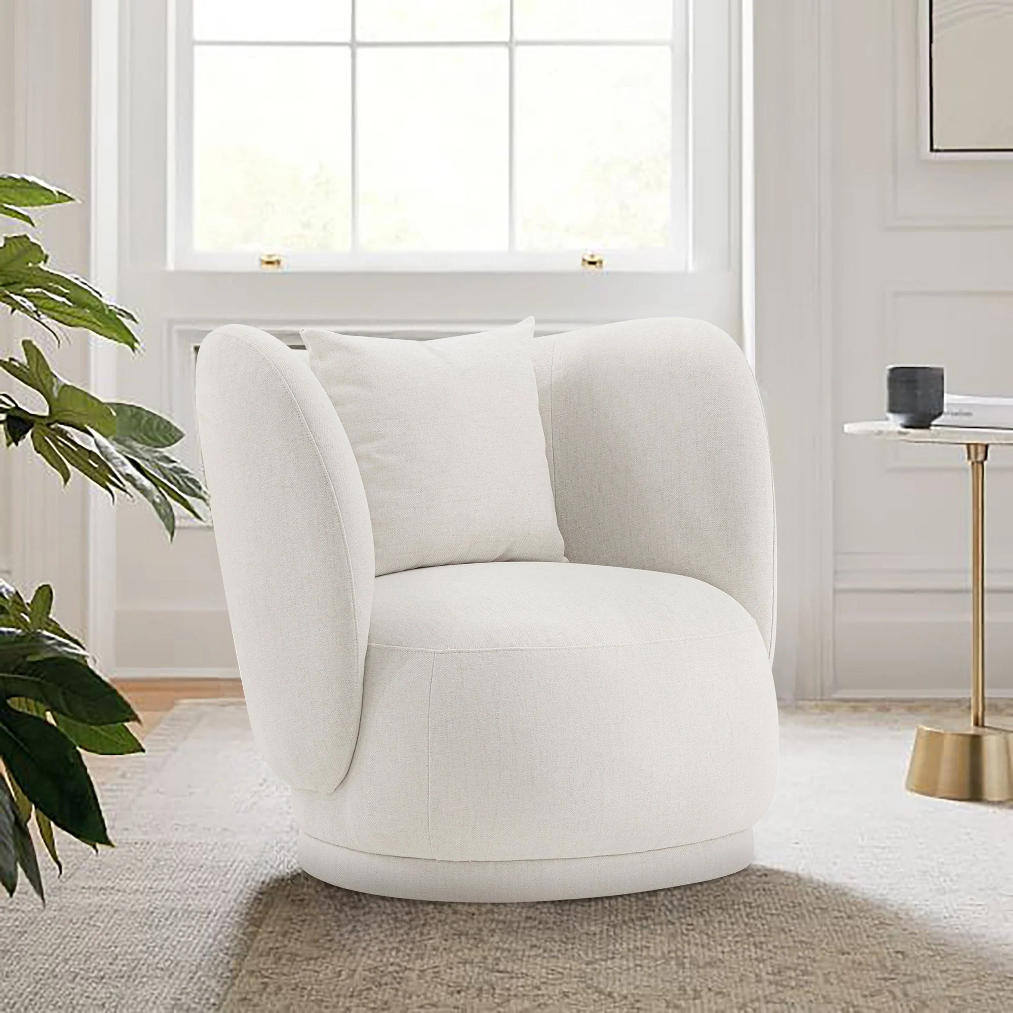Siri Accent Chair in Cream - Image 2