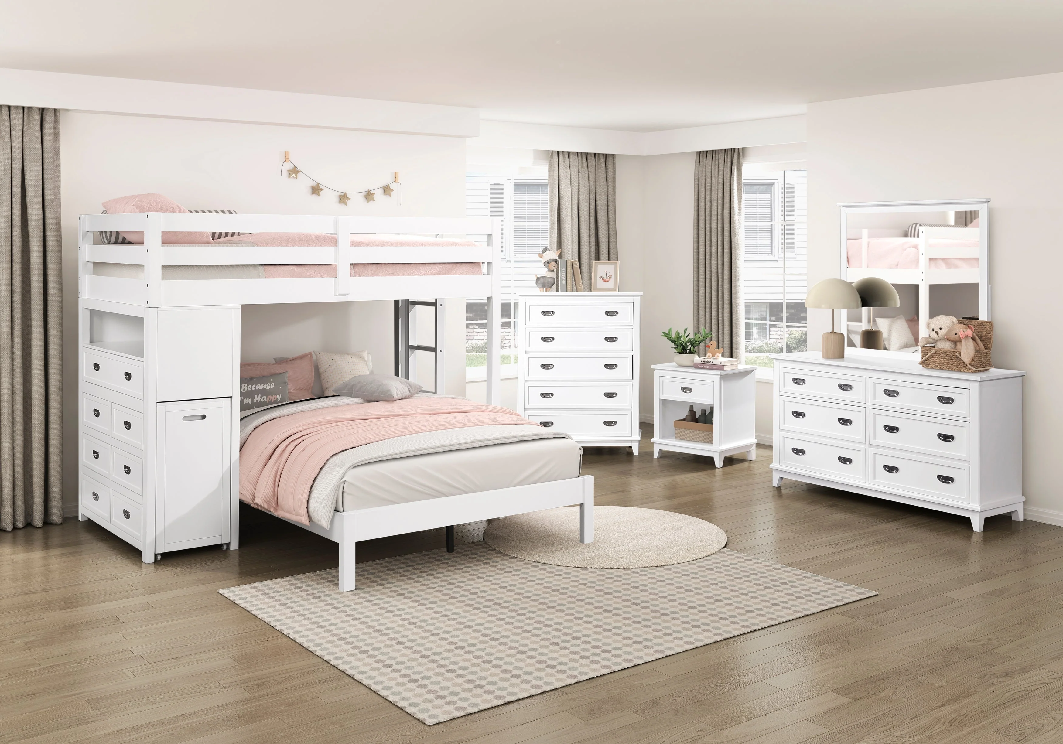 Sloane White Nightstand - Image 5