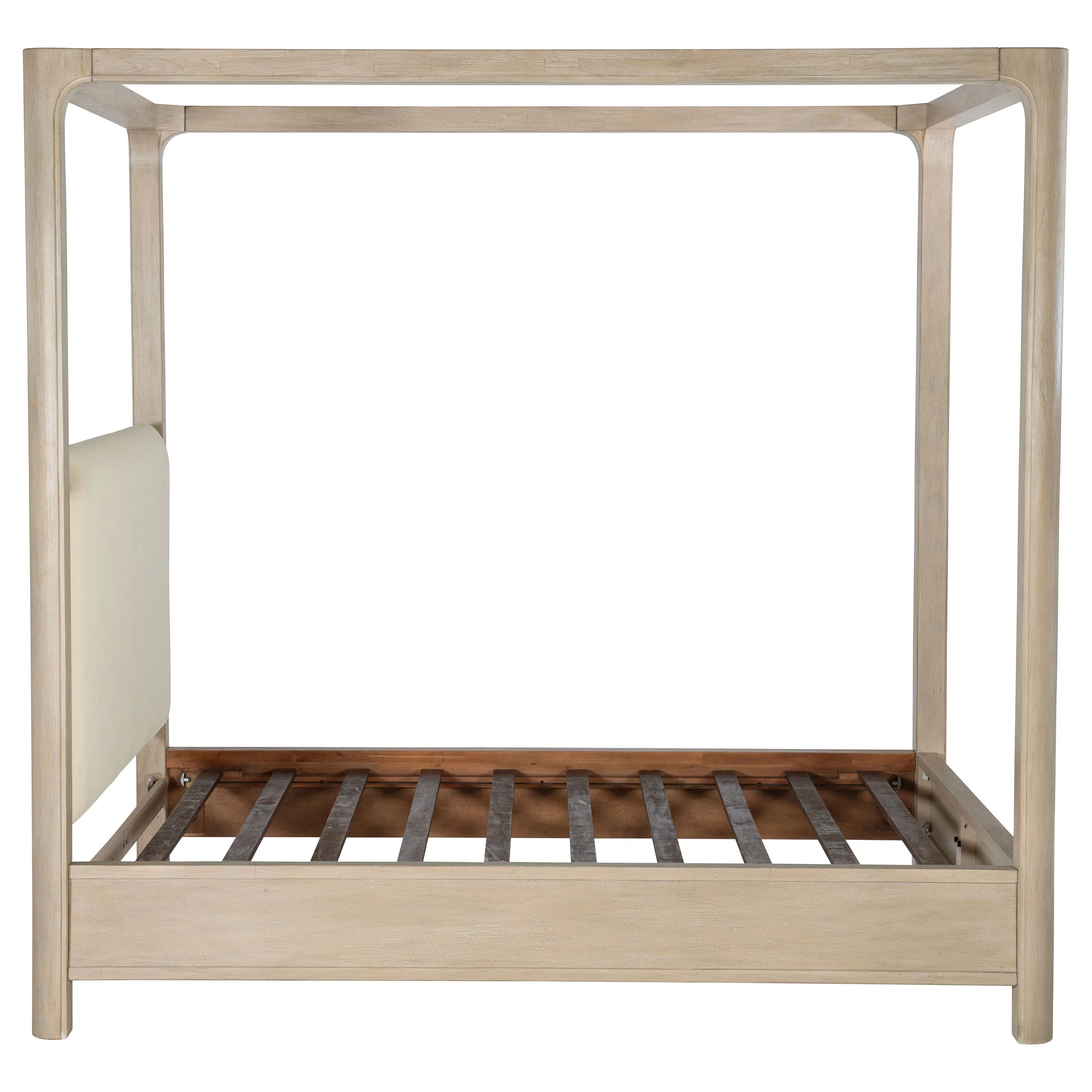 Solano 85-inch Weathered Mango Queen Canopy Bed - Image 9