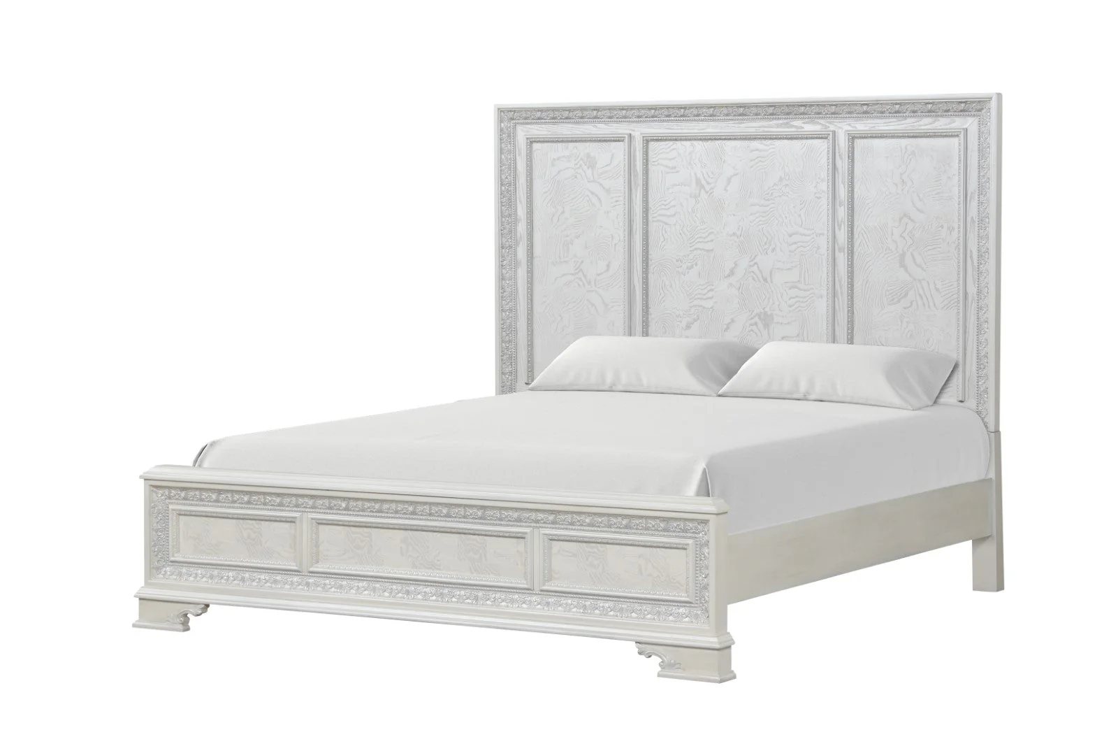 Stella Mia Creamy White Queen Bed - Image 5