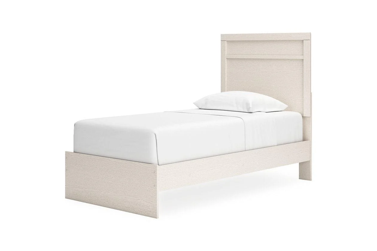 Stelsie White Twin Panel Bed - Image 2