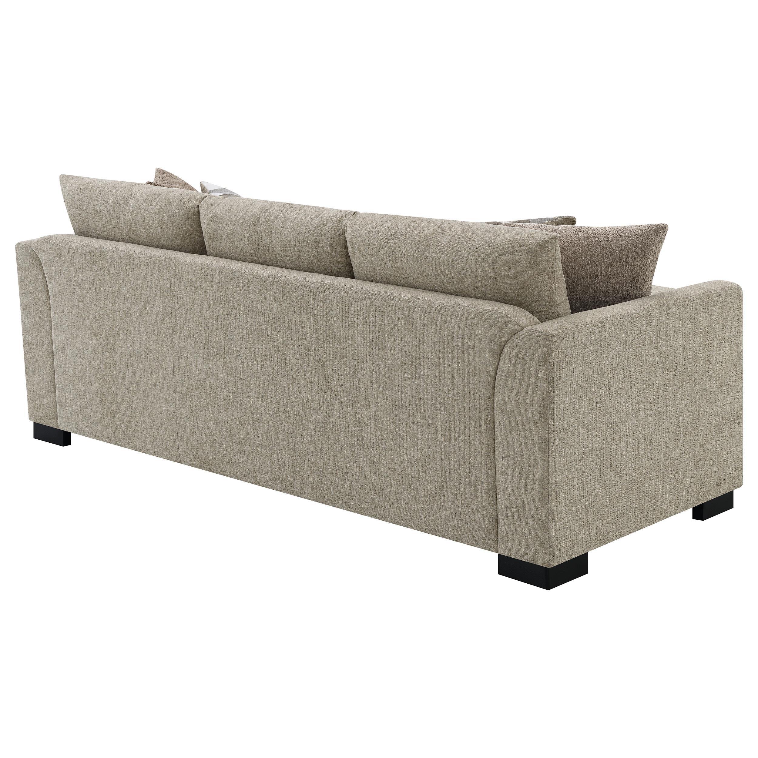 Storey Camel Upholstered Sleeper Sectional Chaise Sofa - Image 13