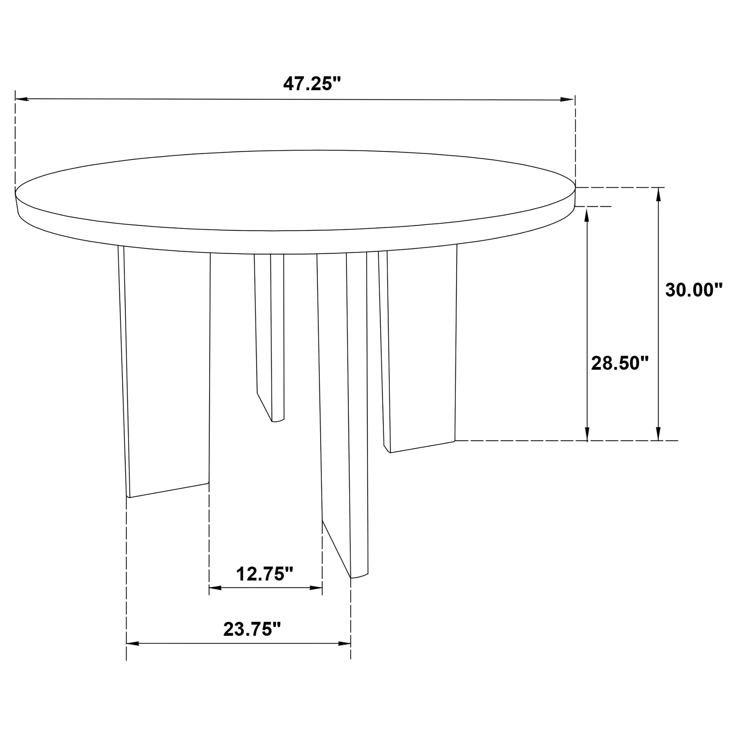 Strouse Grey/Black 5-piece Dining Set - Image 13