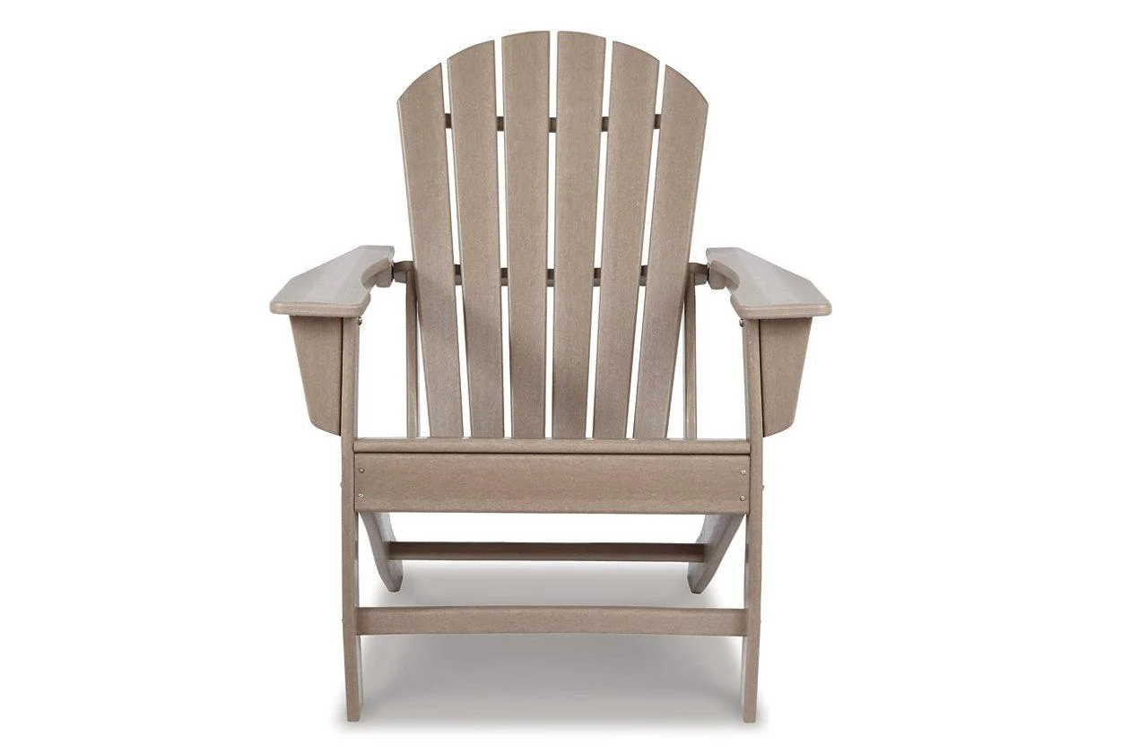 Sundown Treasure Grayish Brown Adirondack Chair - Image 4