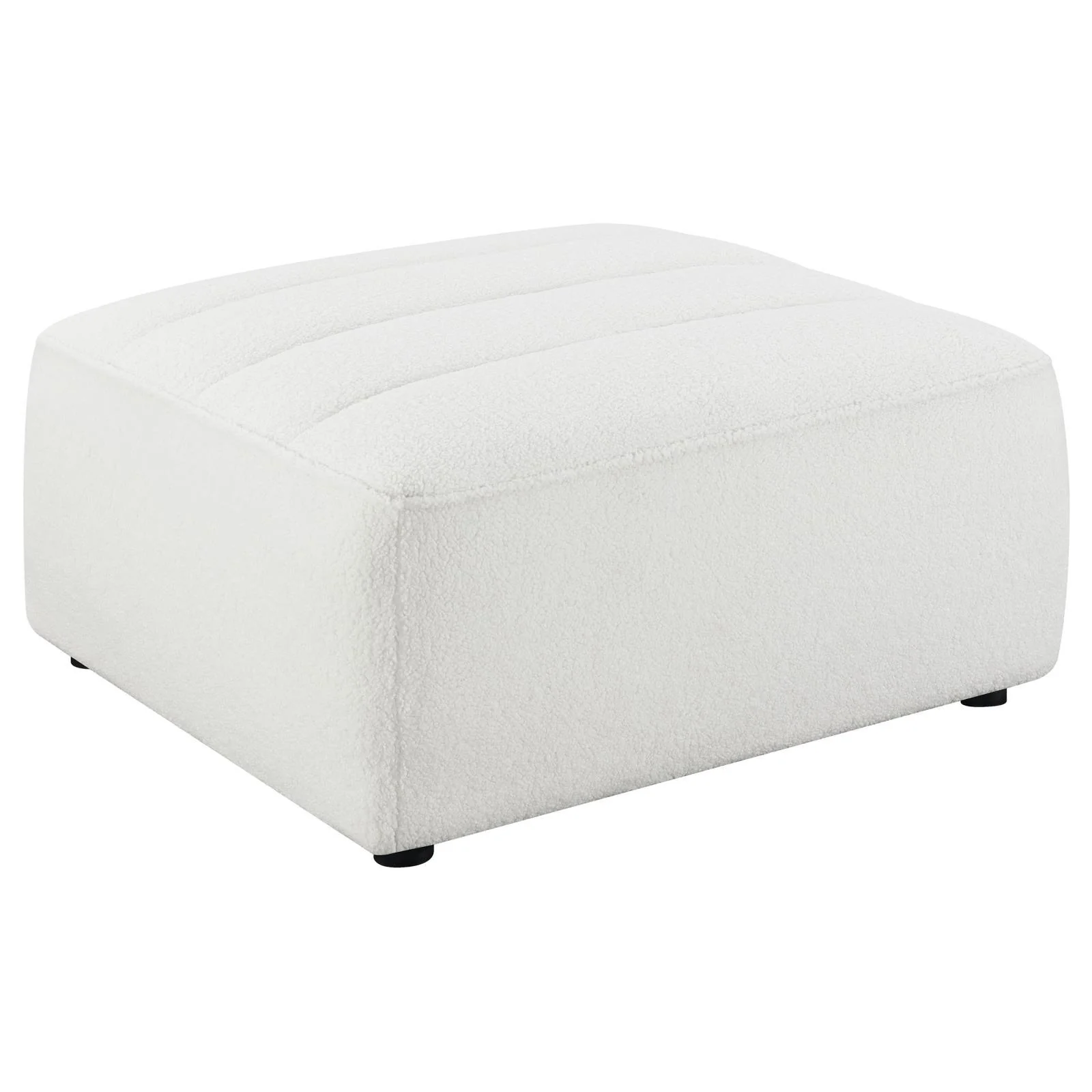 Sunny Natural Upholstered Ottoman - Image 2