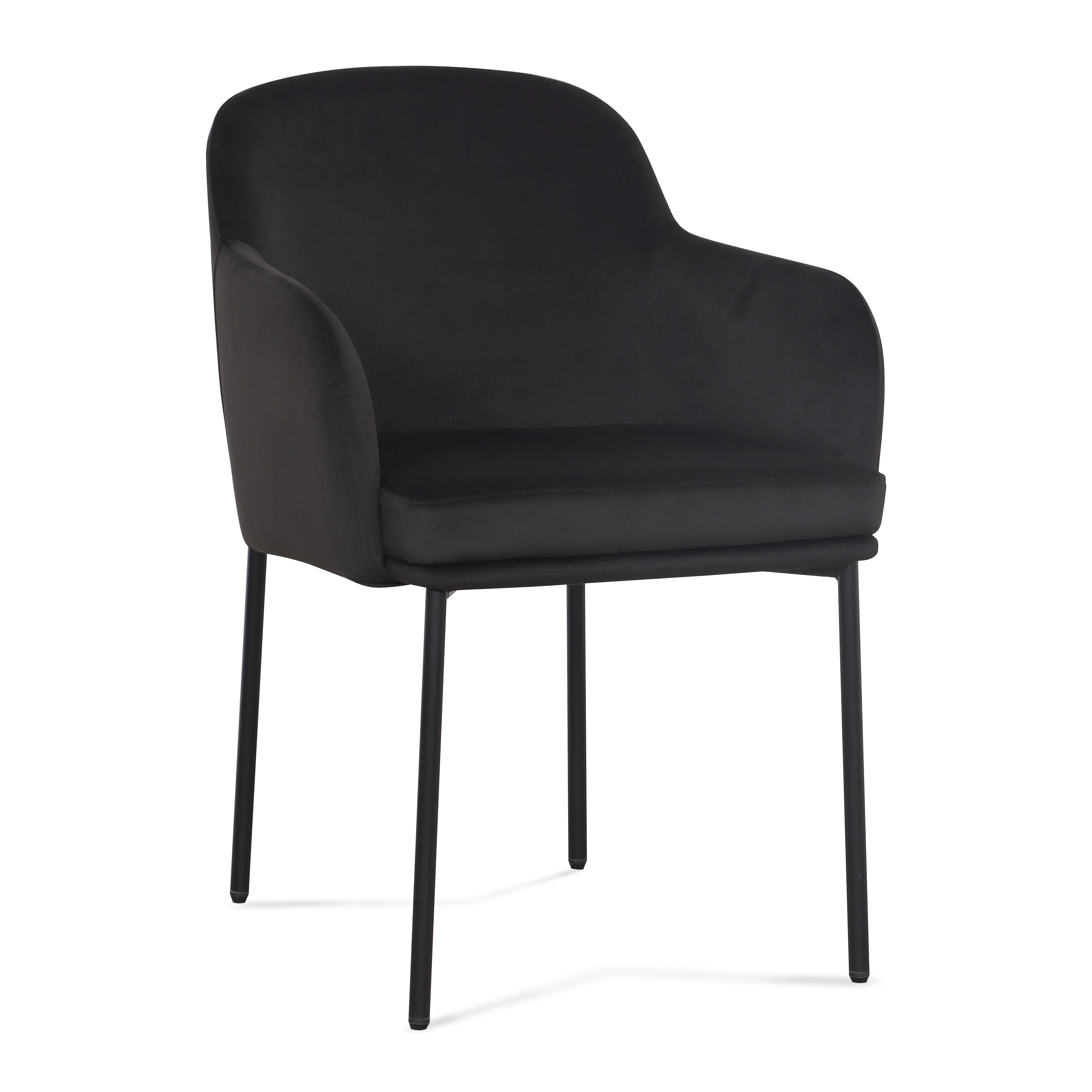 Sydney Performance Velvet Armchair - Set of 2 - Image 3