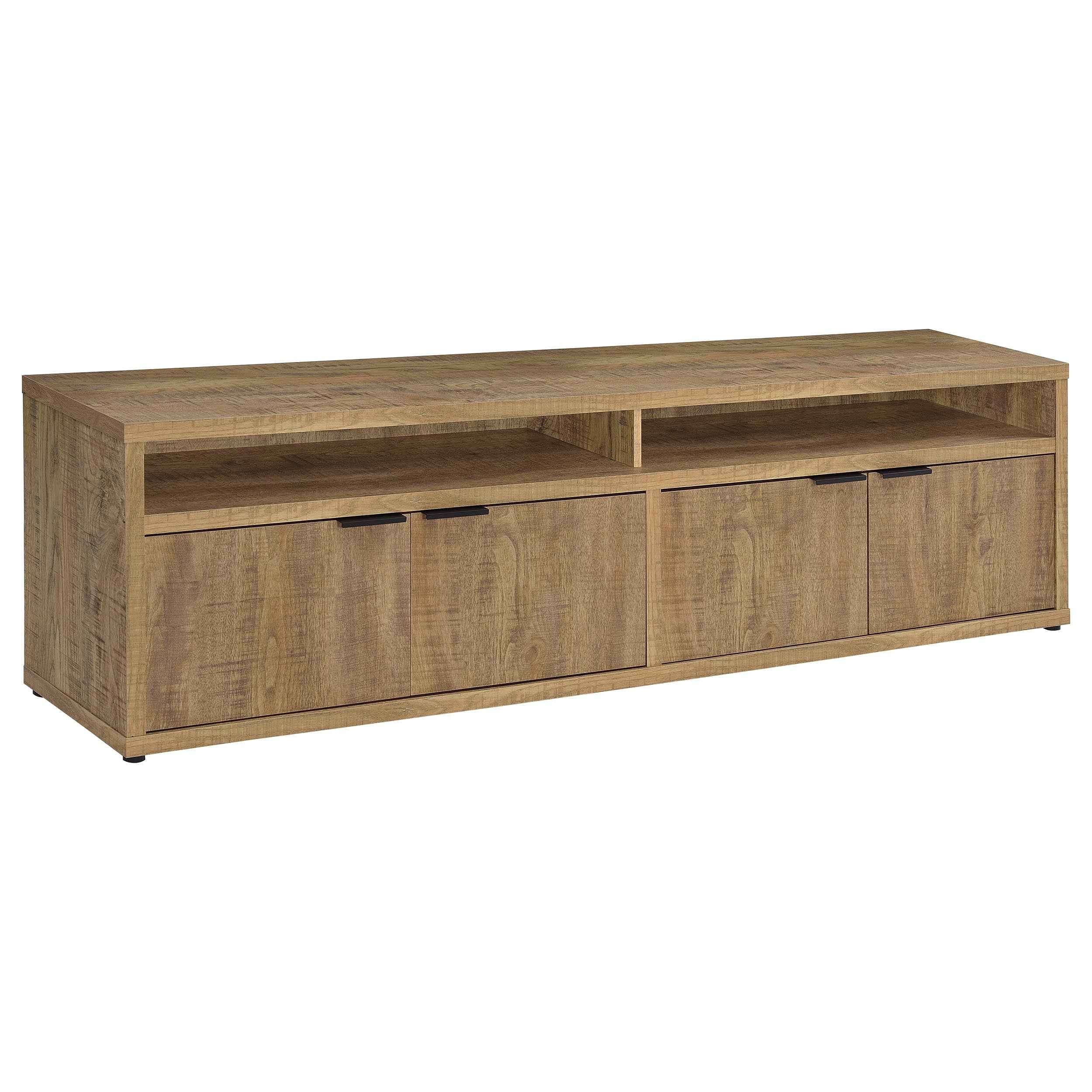 Tabby Mango 79-inch 4-door Engineered Wood TV Stand Media Console - Image 2