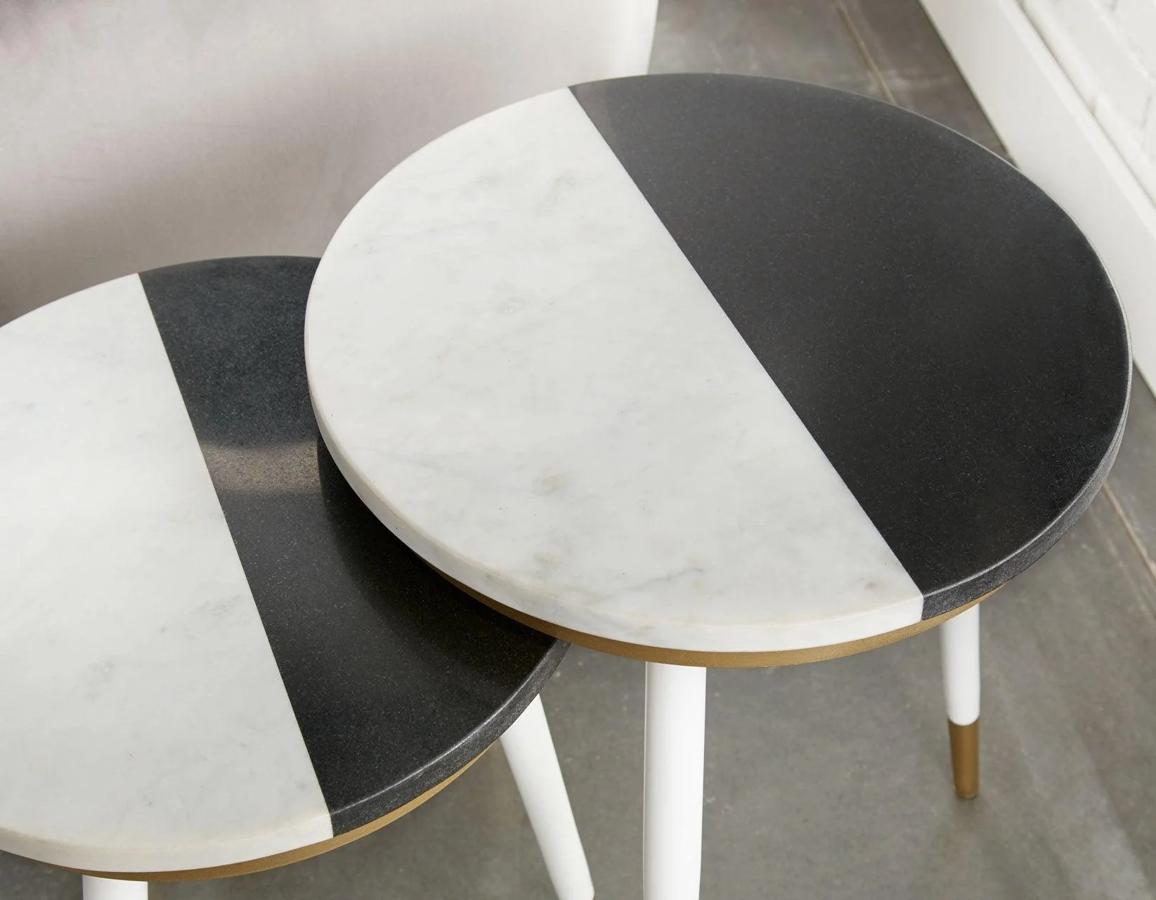 Taj Marble Top Nesting Tables - Image 2