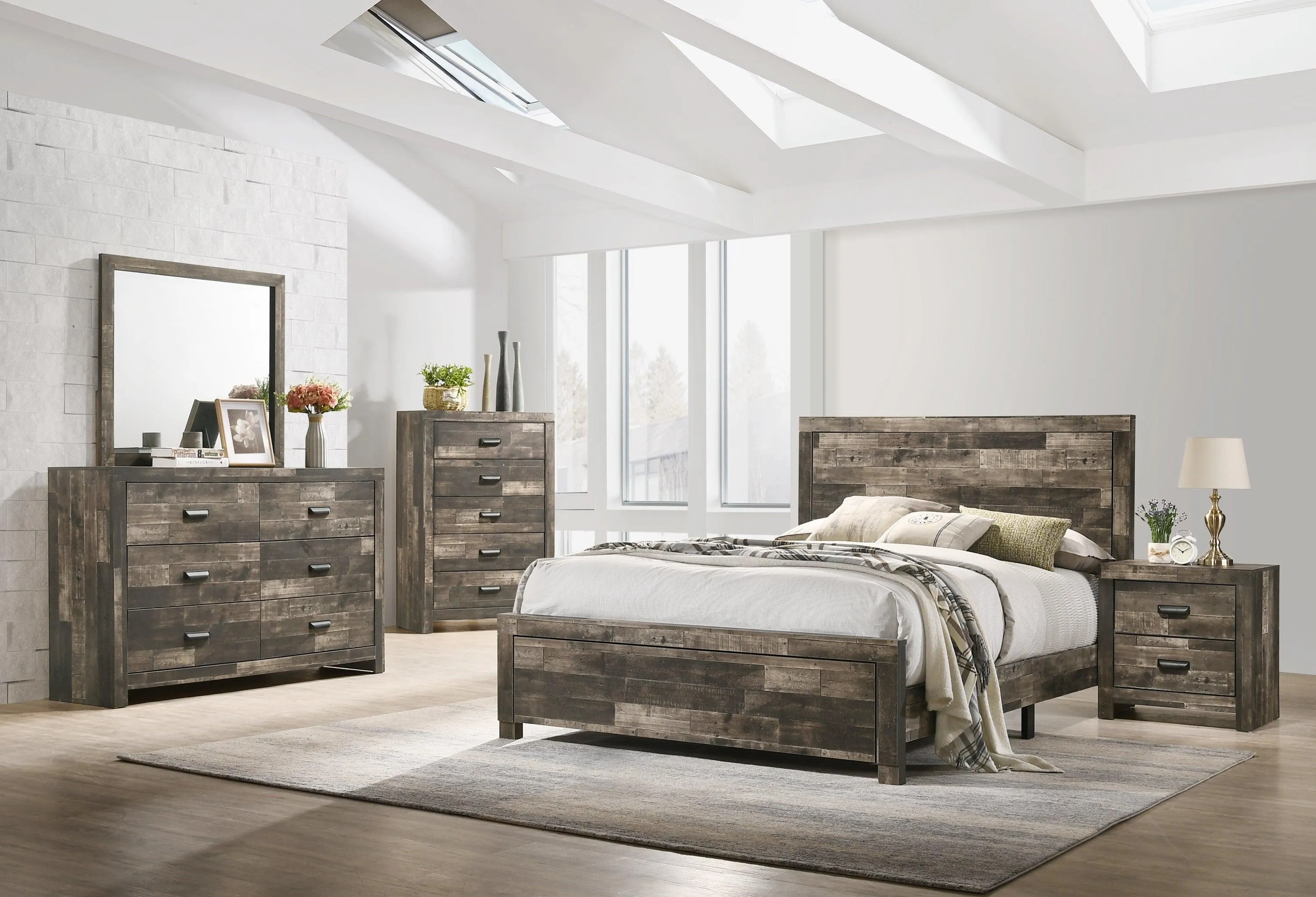 Tallulah Grayish Brown Bedroom Mirror (Mirror Only) - Image 2