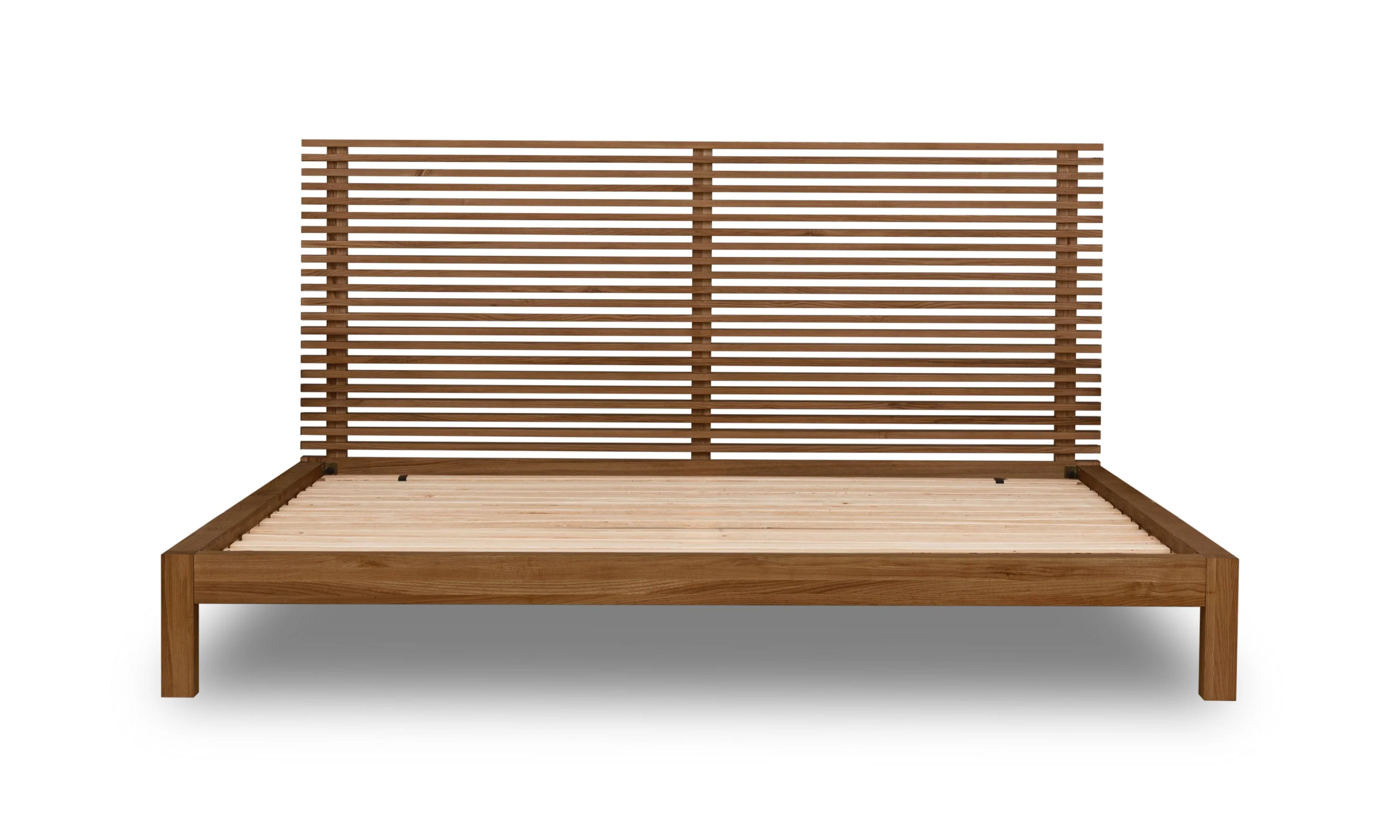 Tanner Eastern King Solid Ash Platform Bed in Roux - Image 6