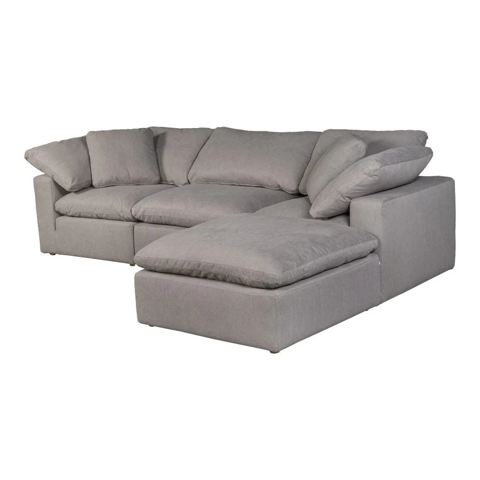 Terra Condo Lounge Modular Sectional Light Grey - Image 3