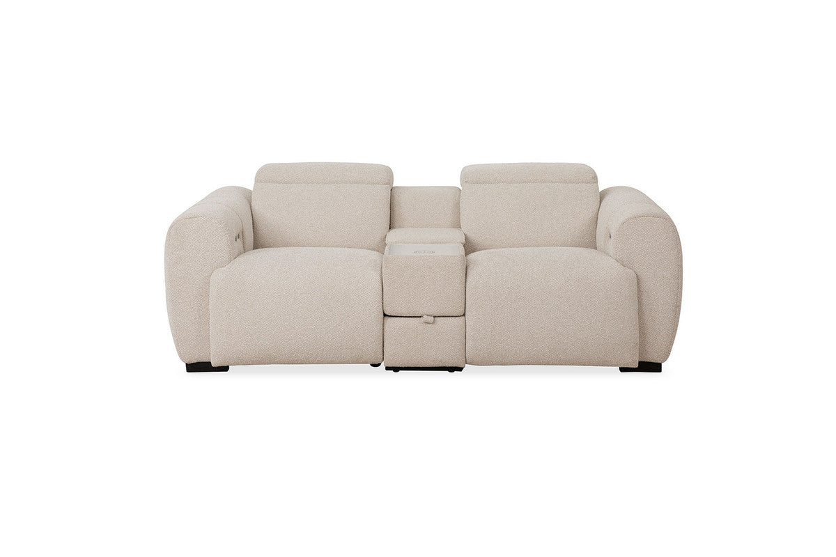 Thaddea White Power Sofa & Loveseat - Image 2