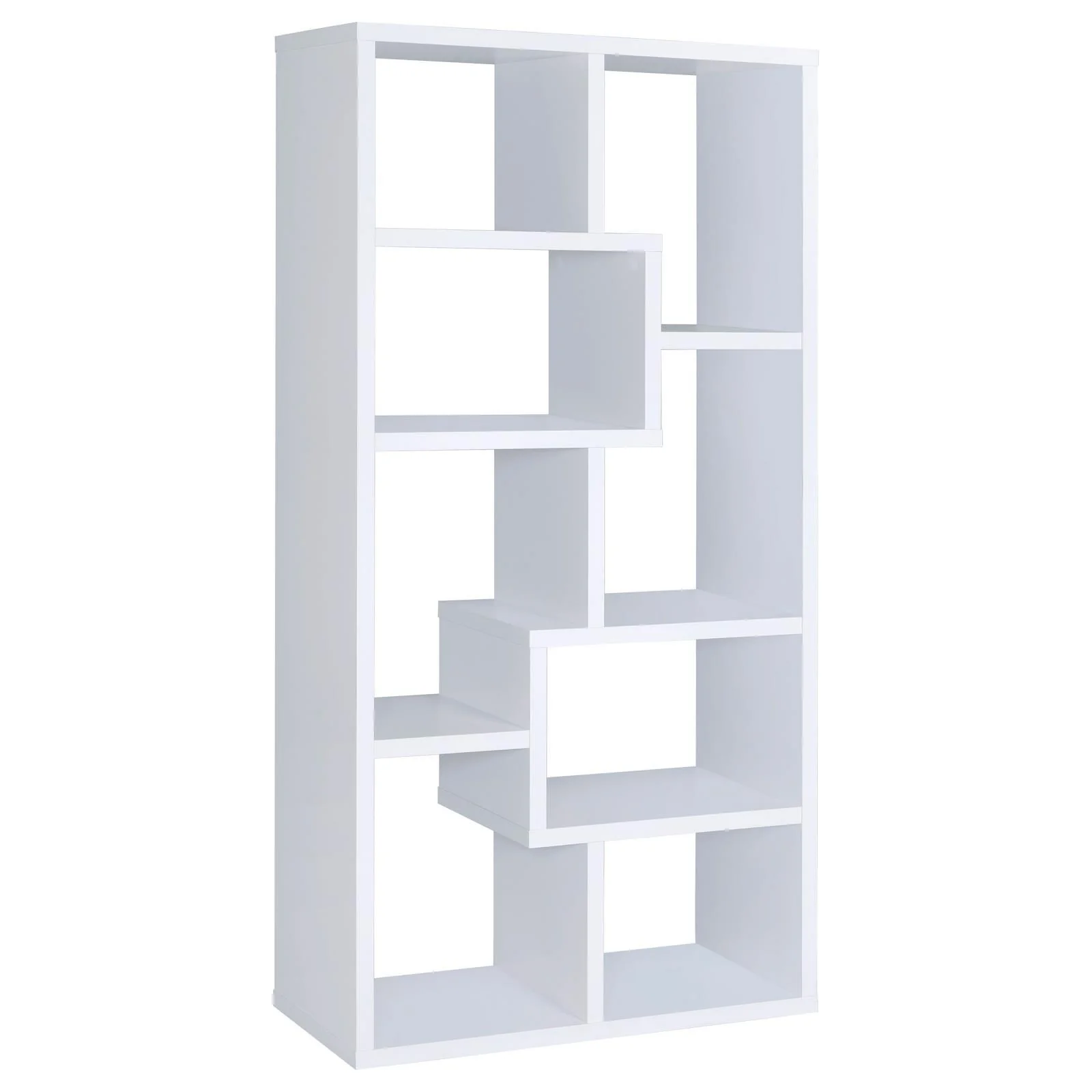 Theo White 10-Shelf Bookcase - Image 2
