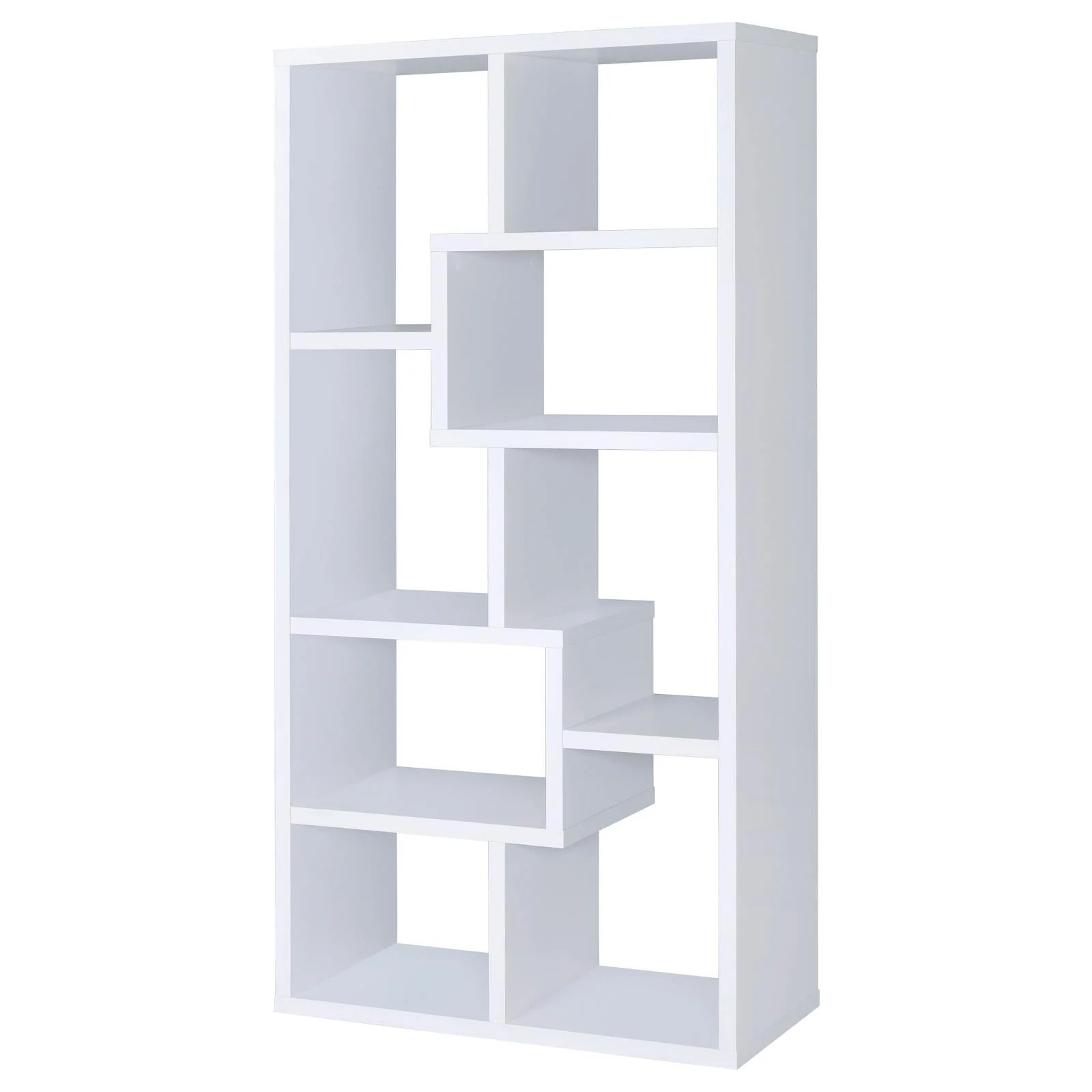 Theo White 10-Shelf Bookcase - Image 3