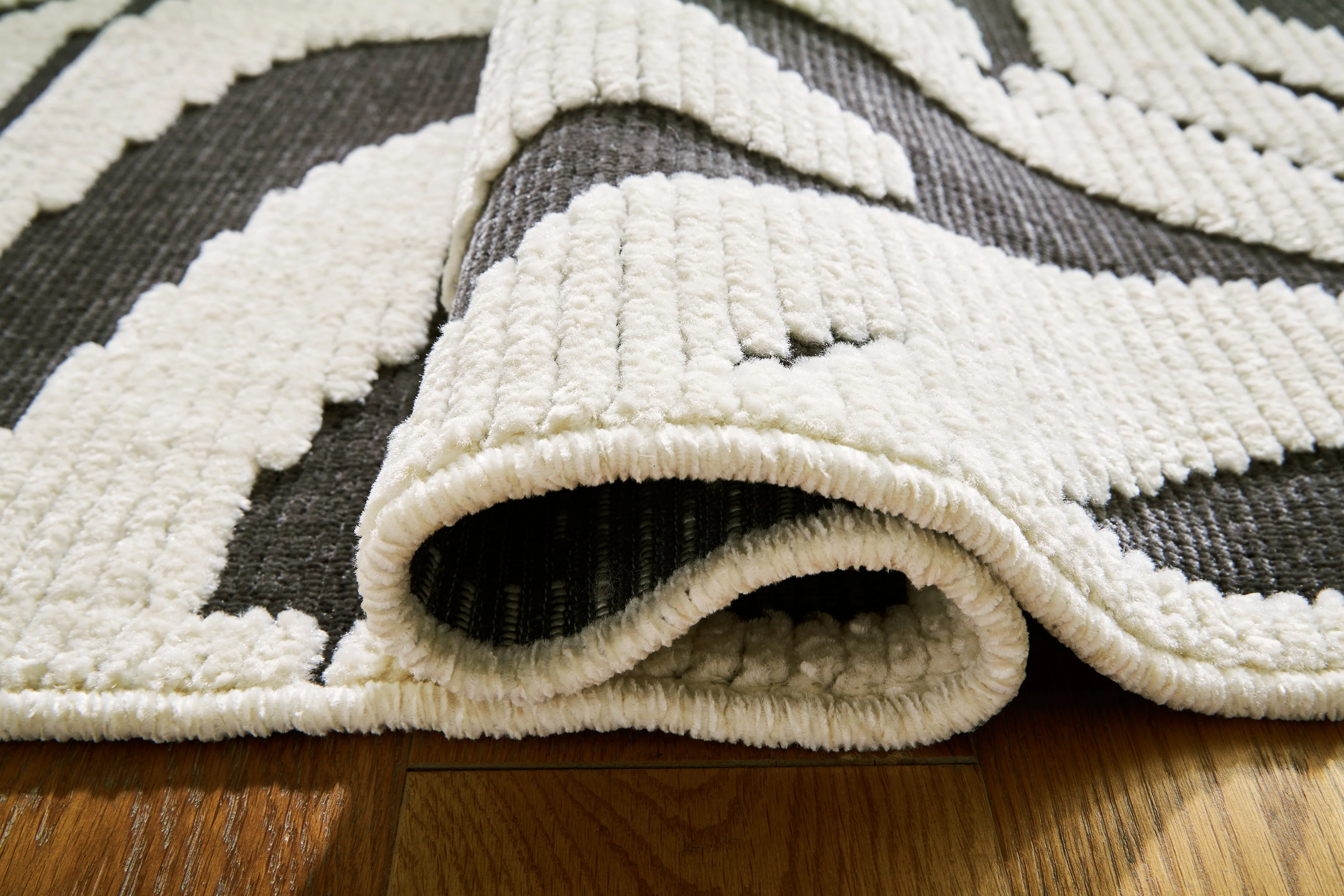 Thomwith Black/Ivory Large Rug - Image 4