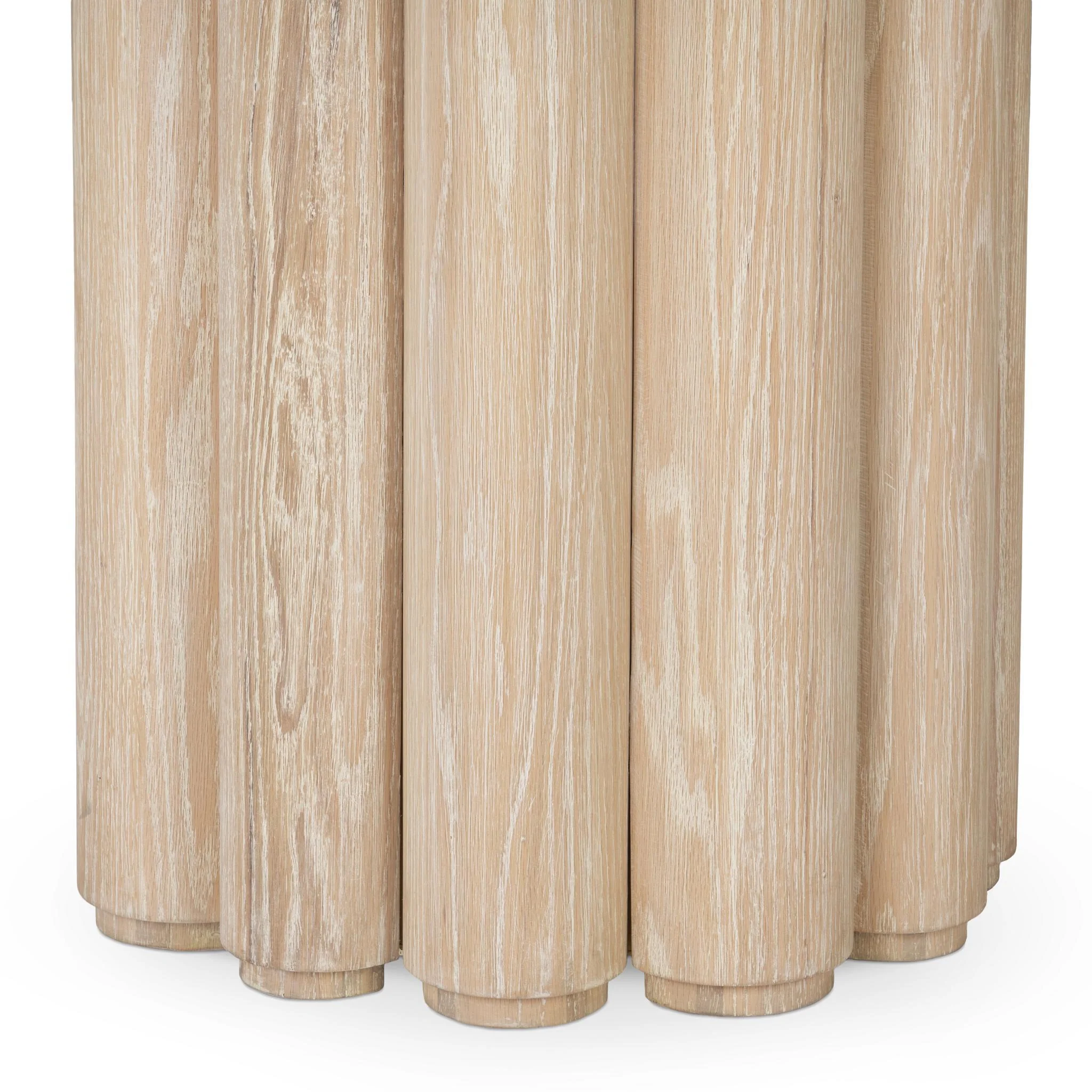 Tiber Dining Table - Cream Washed - Image 12