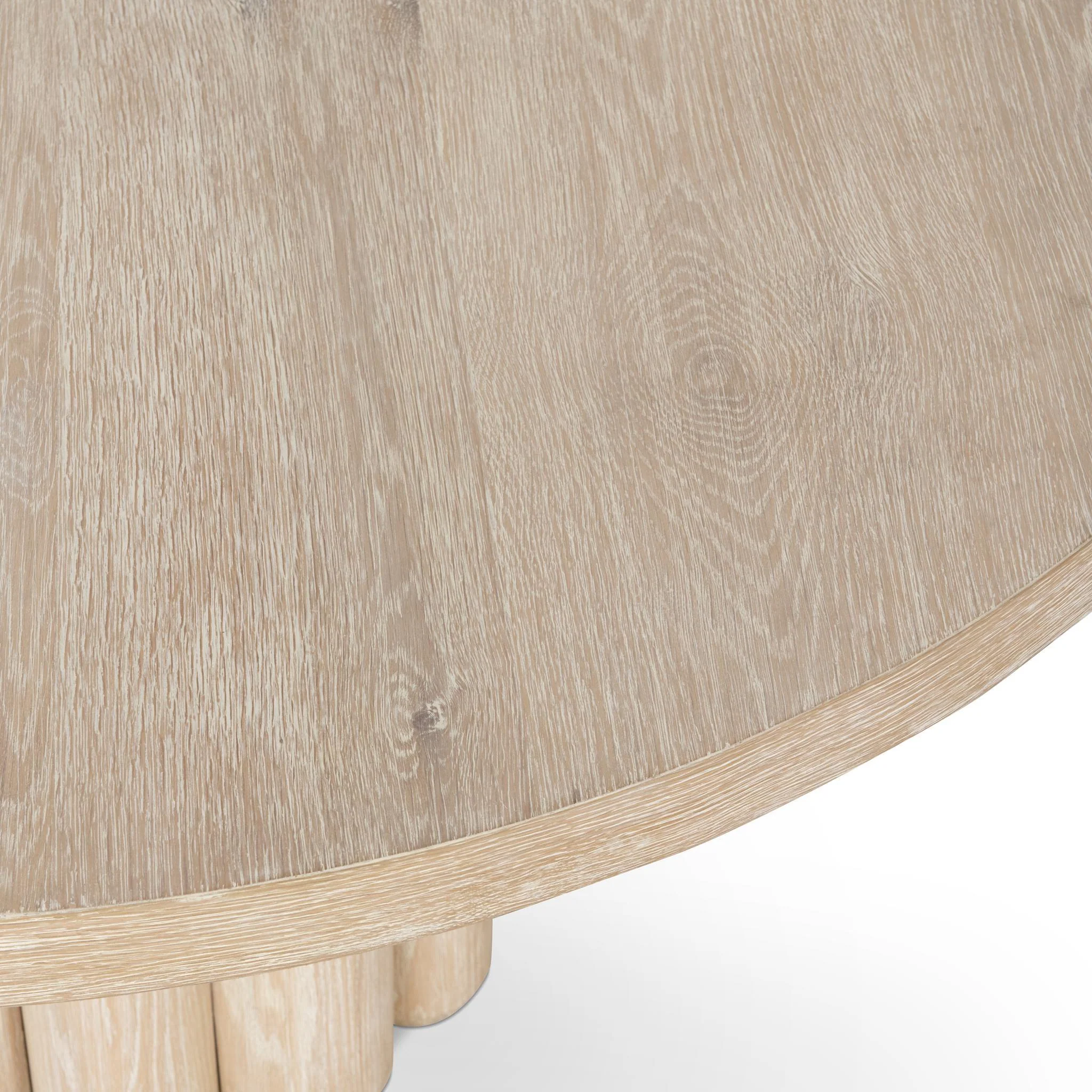 Tiber Dining Table - Cream Washed - Image 9