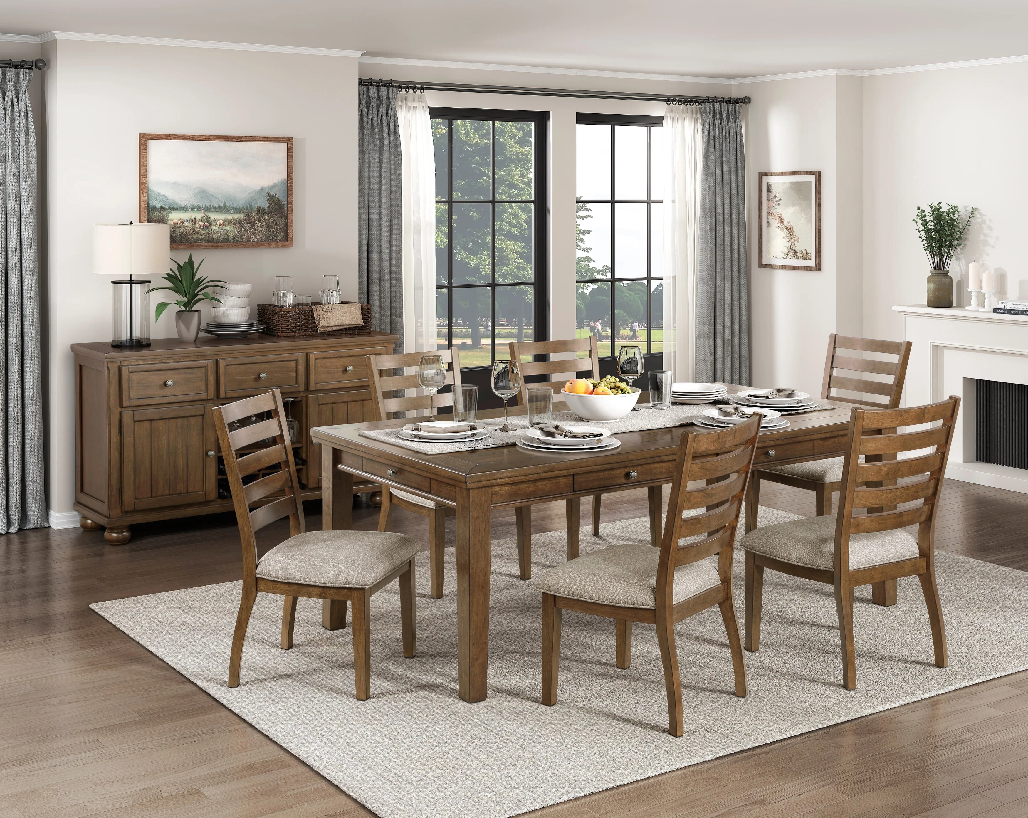 Tigard Cherry Dining Table - Image 6