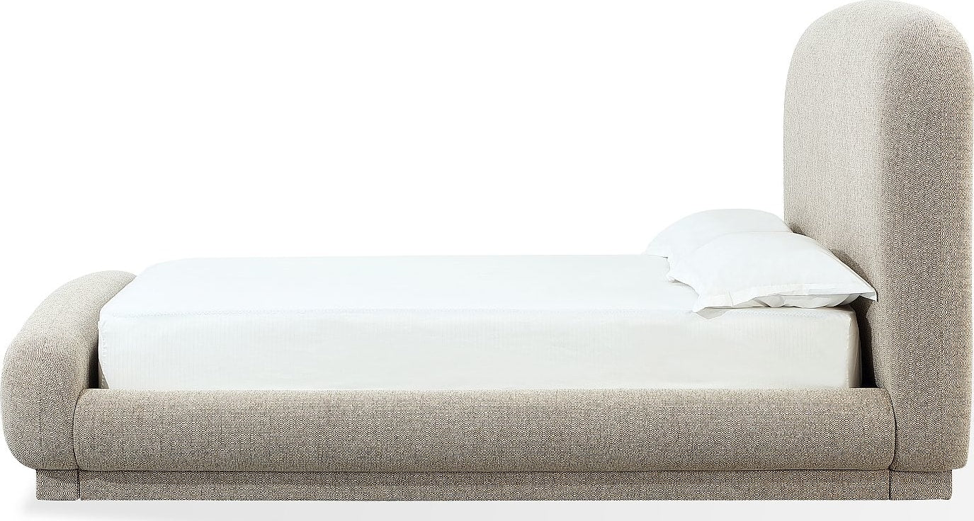 Tirimbina Hyena California King Chenille Upholstered Platform Bed - Image 6