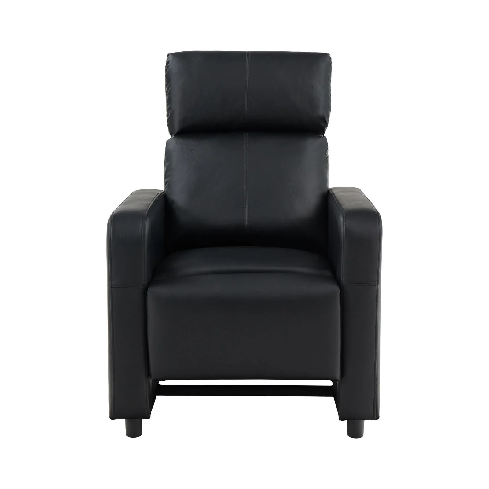 Toohey Black Upholstered Tufted Recliner Living Room Set - Image 5
