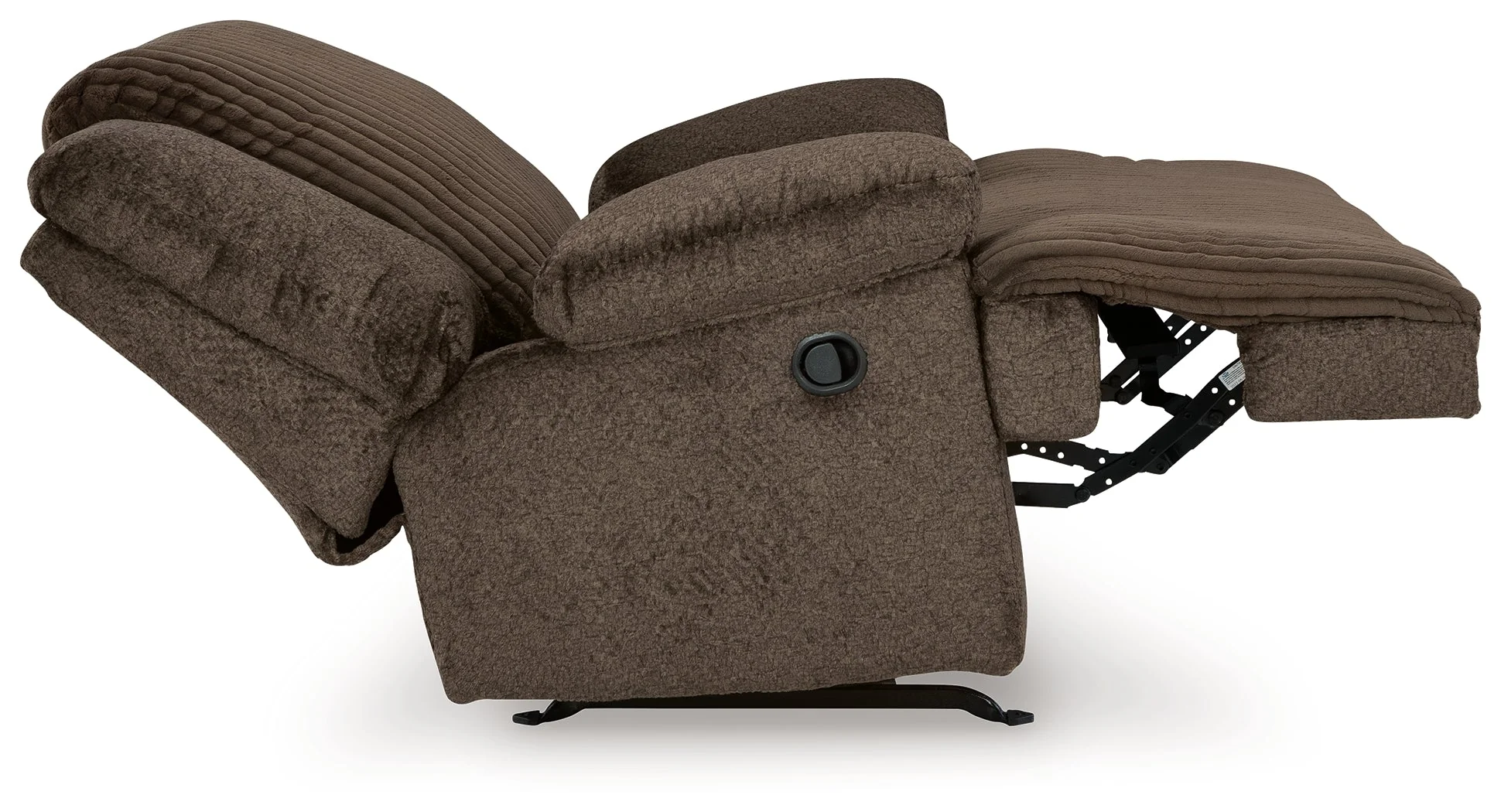 Top Tier 5-Piece Sectional with Recliner in Chocolate - Image 8