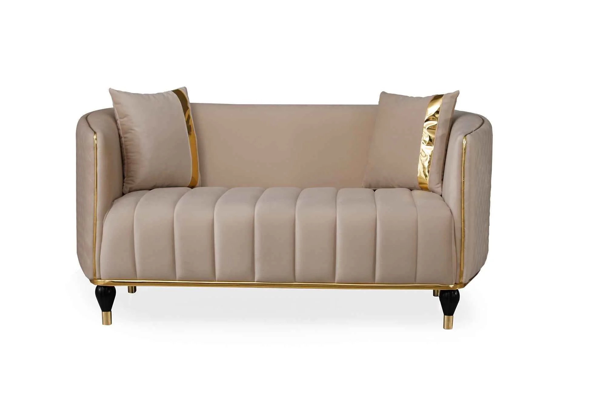 Toronto Cream Stationary Loveseat