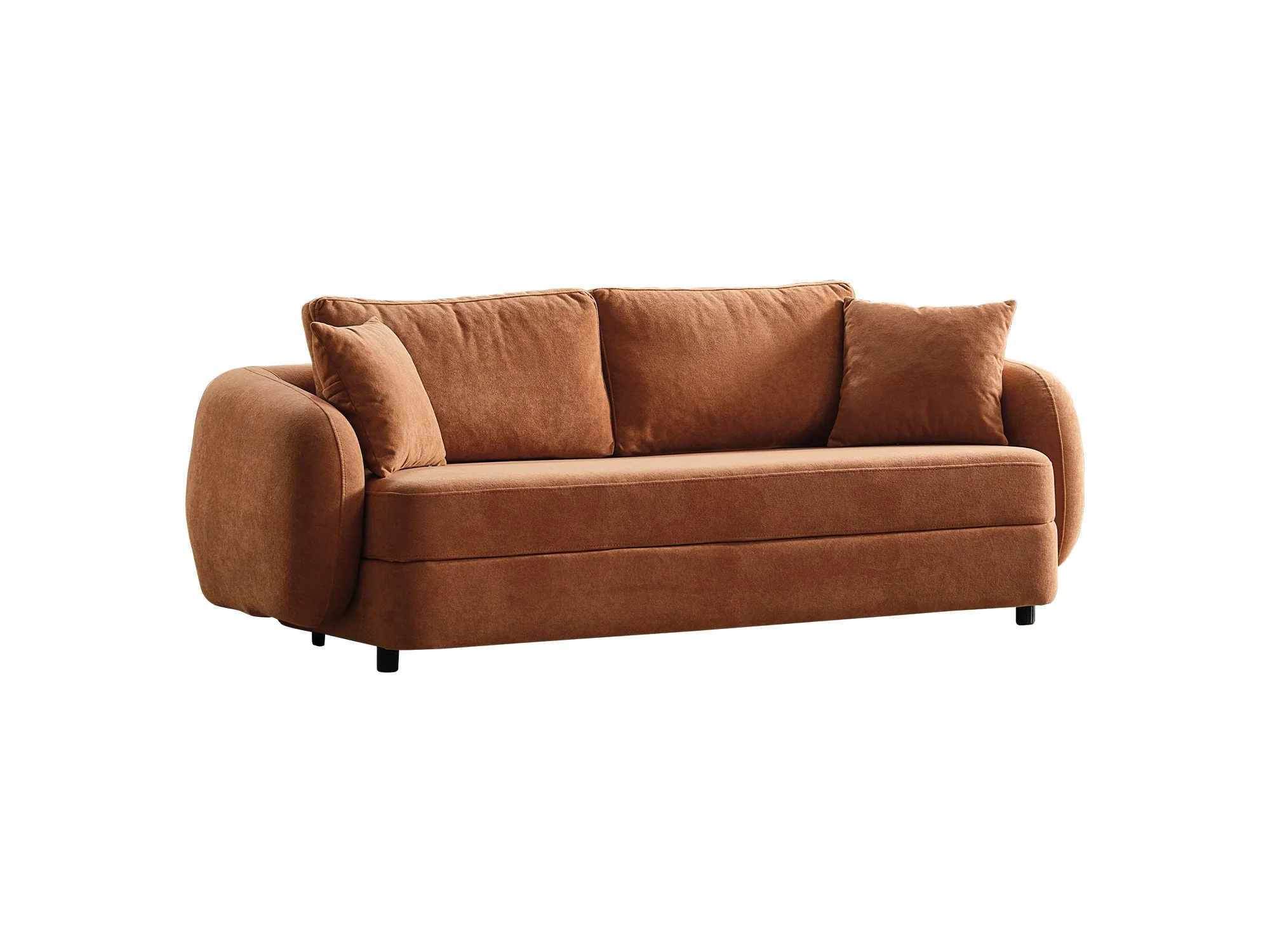 Toscana 4-pieces (4 Seater Sofa & 3 Seater Sofa & 2 Chair) Living Room Set Orange - Green - Image 10