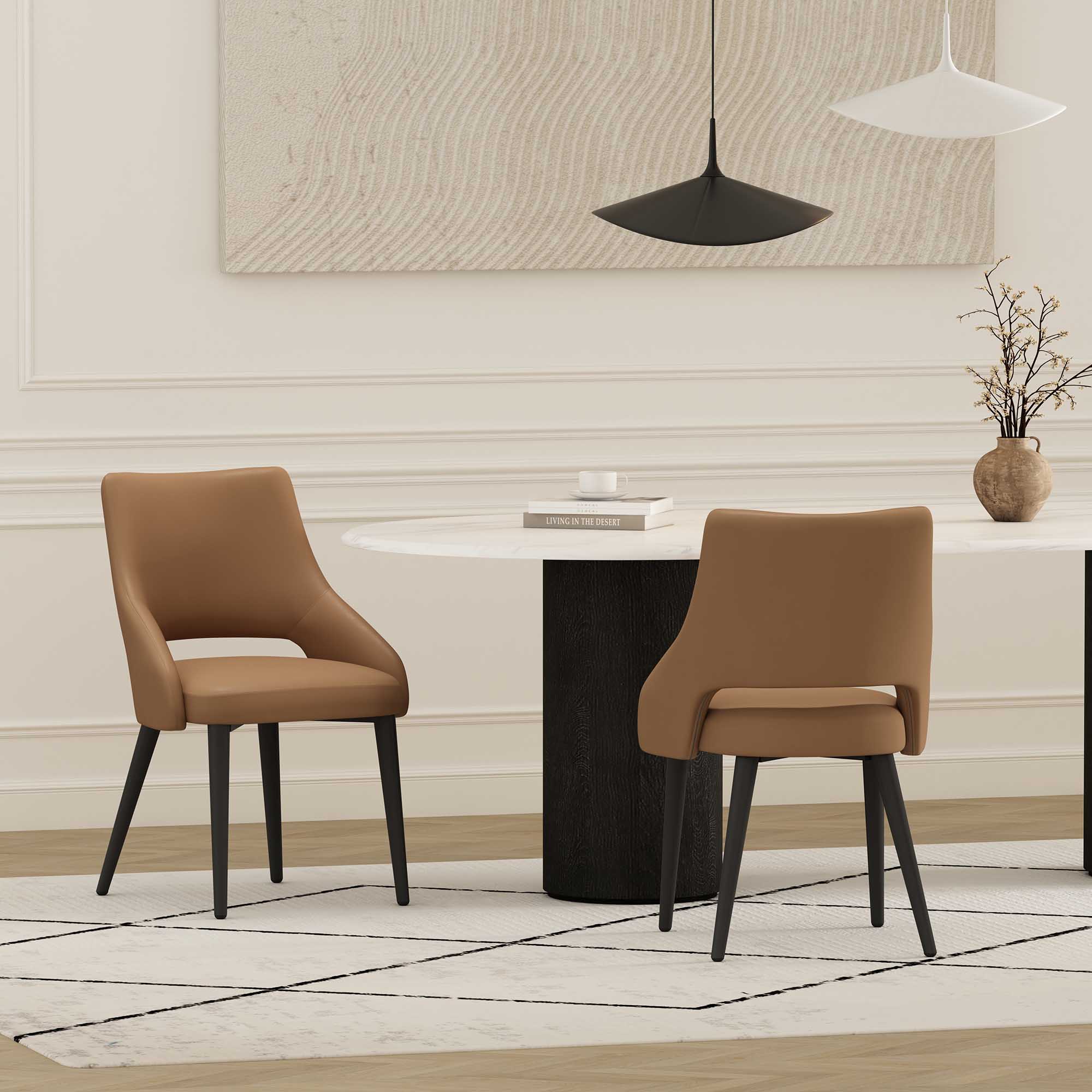 Tremont Dining Chair in Saddle (set of 2) - Image 2