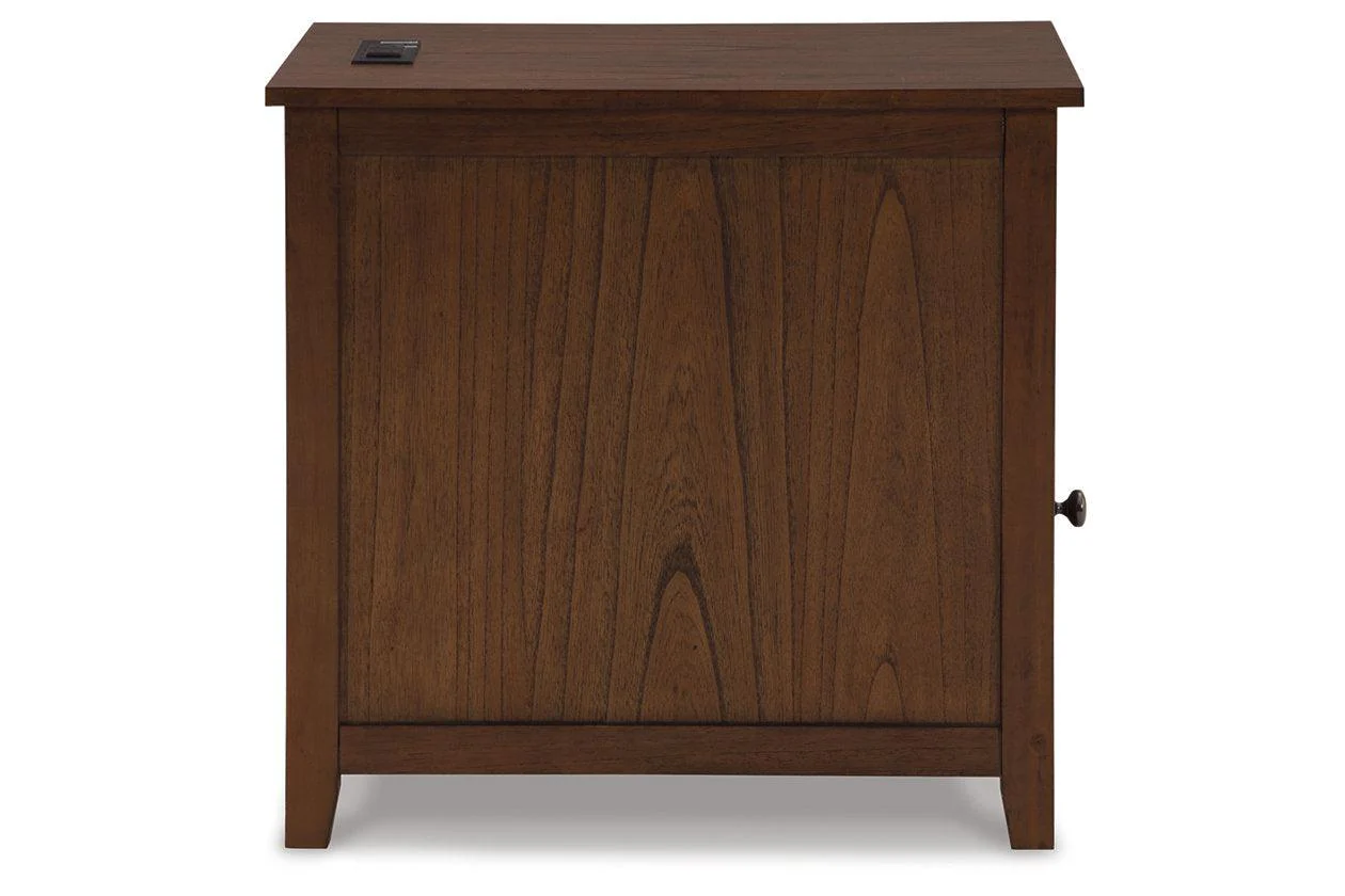 Treytown Brown Chairside End Table - Image 4